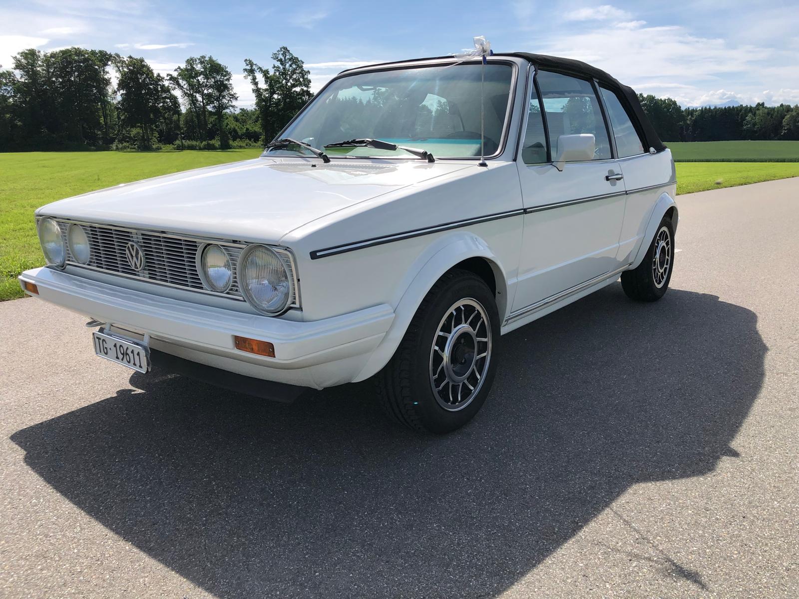VW Golf Cabriolet 1800 GLI Special/White