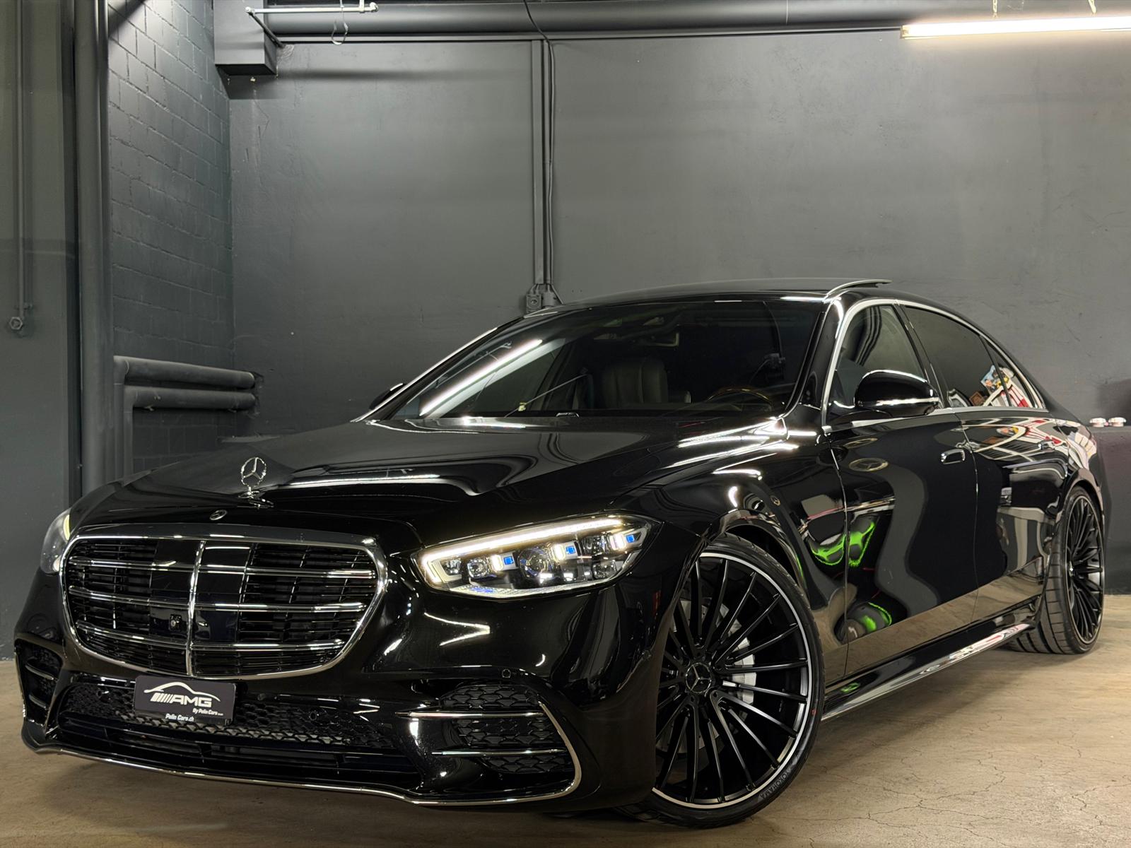 MERCEDES-BENZ S 450 L 4Matic AMG Line 9G-Tronic VOLLAUSSTATTUNG Black Performance 5 Jahre Werksgarantie & Gratisservice-image-4