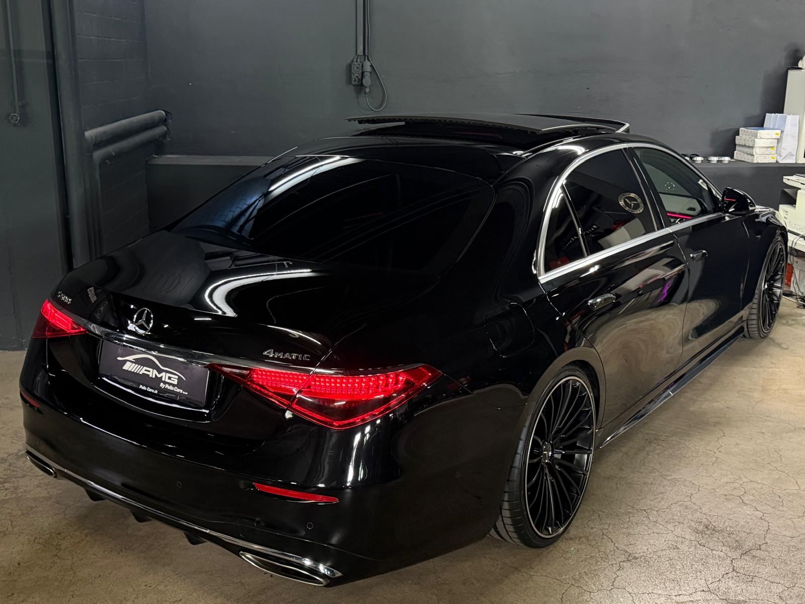 MERCEDES-BENZ S 450 L 4Matic AMG Line 9G-Tronic VOLLAUSSTATTUNG Black Performance 5 Jahre Werksgarantie & Gratisservice-image-5