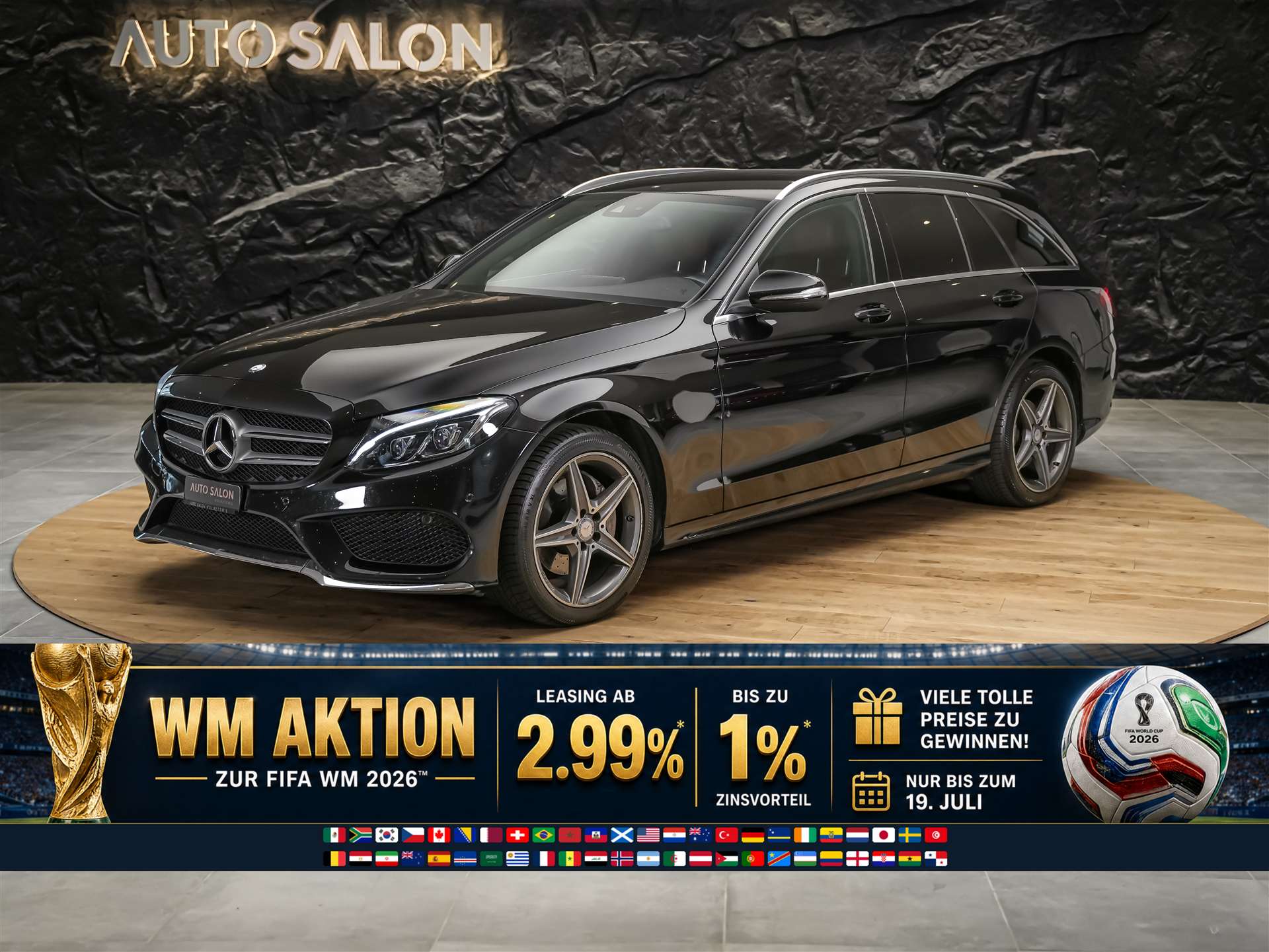 MERCEDES-BENZ C 220 d AMG Line 7G-Tronic *CH Auto*Burmester Soundsystem*