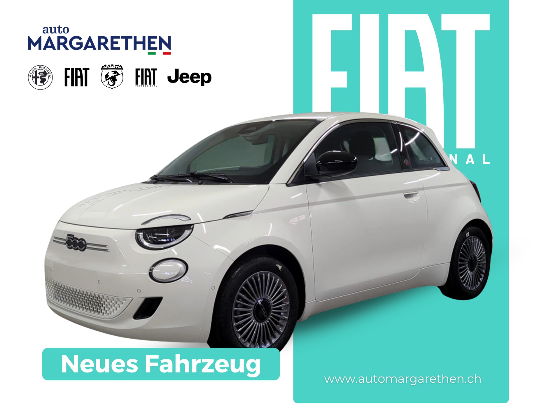 FIAT 500 3+1 electric 87 kW Red Swiss Edition