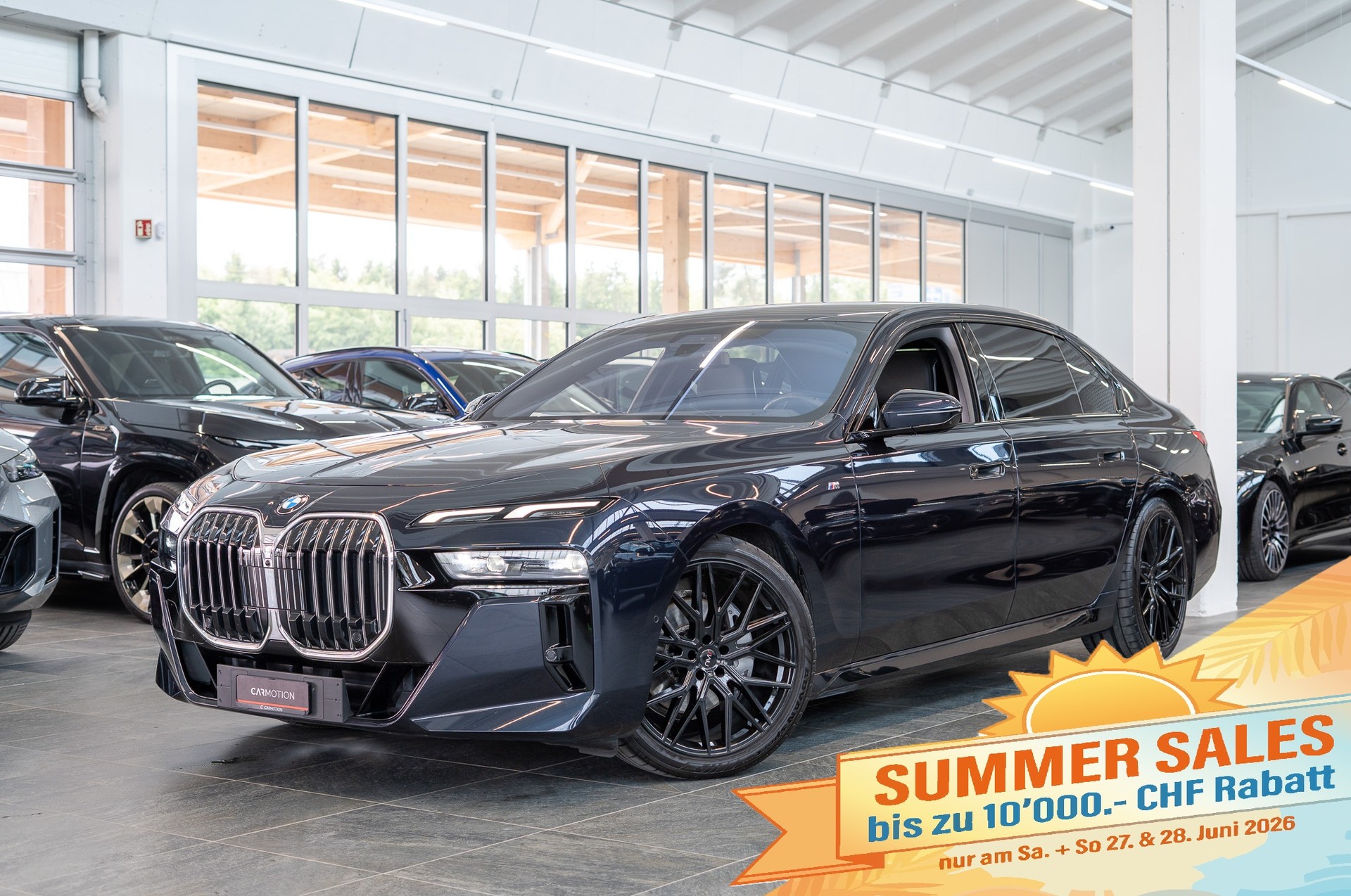 BMW 740d xDrive / / Theatre Screen / 360° Kamera / Bowers & Wilinks / Head-Up Display-image-0