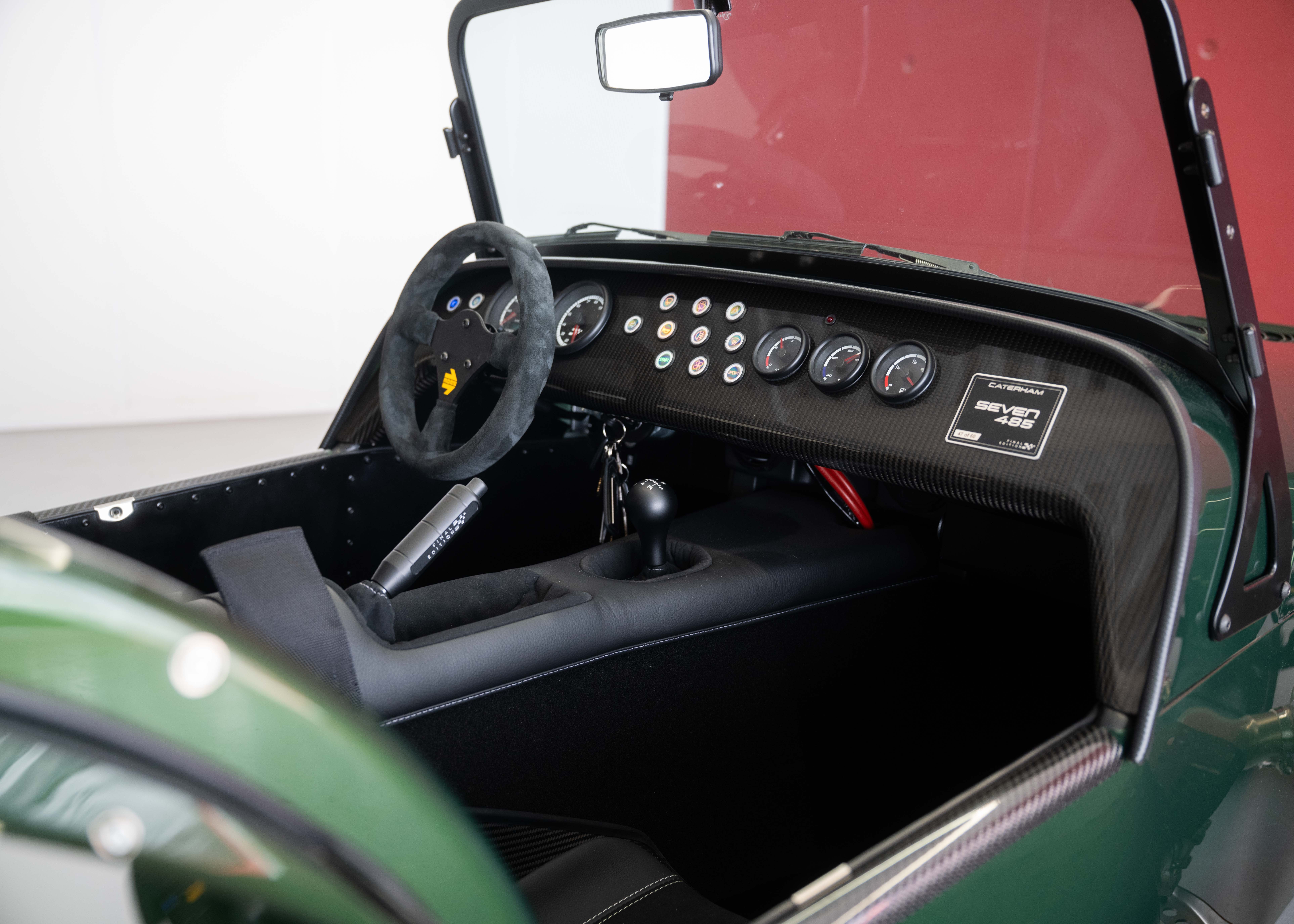 Image CATERHAM SEVEN Seven 485 Final Edition 47 of 60 (S3 Chassis, Swiss-homologated new car, Verde Emes premium paint, 24-month factory warranty)