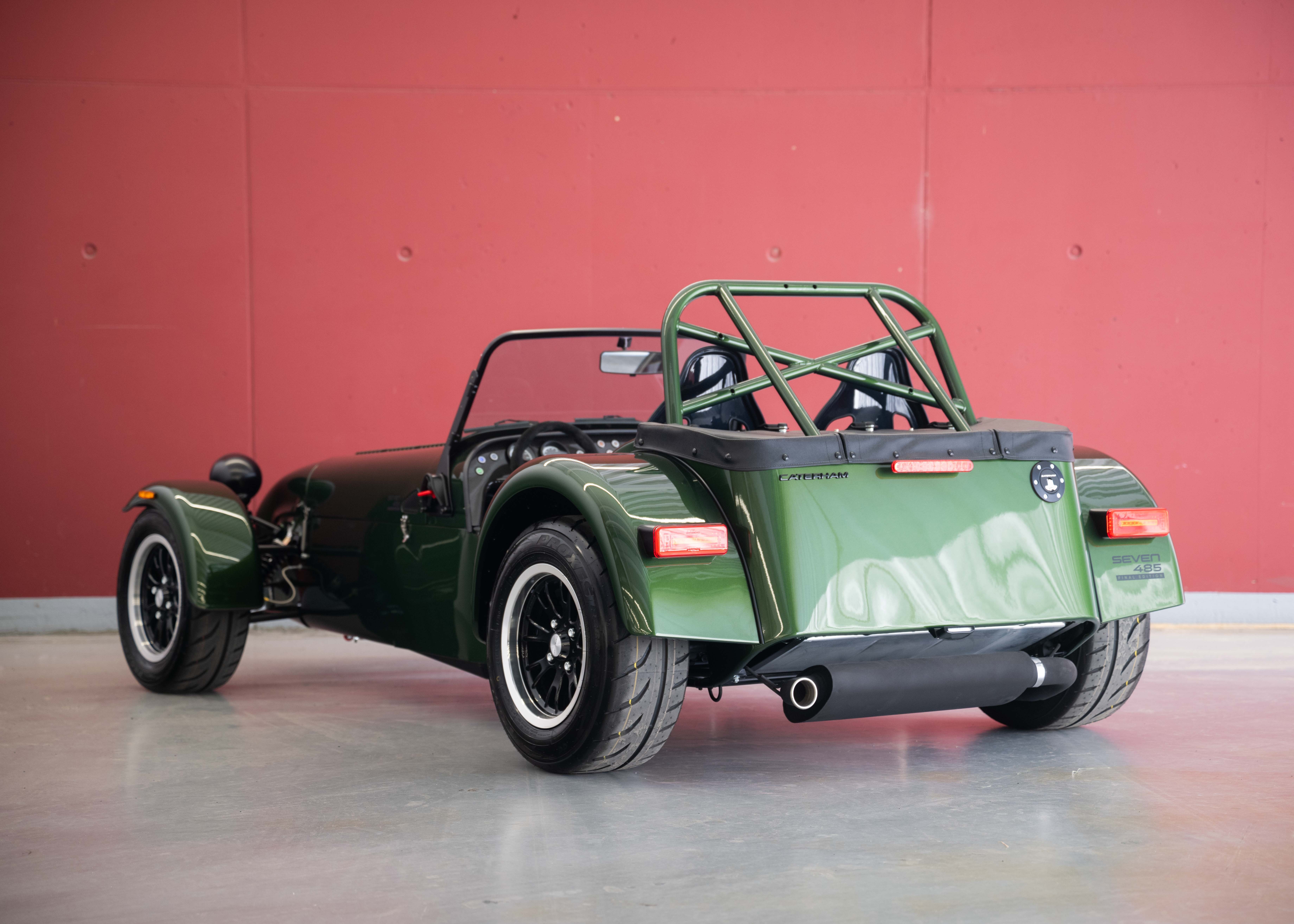 Image CATERHAM SEVEN Seven 485 Final Edition 47 of 60 (S3 Chassis, Swiss-homologated new car, Verde Emes premium paint, 24-month factory warranty)