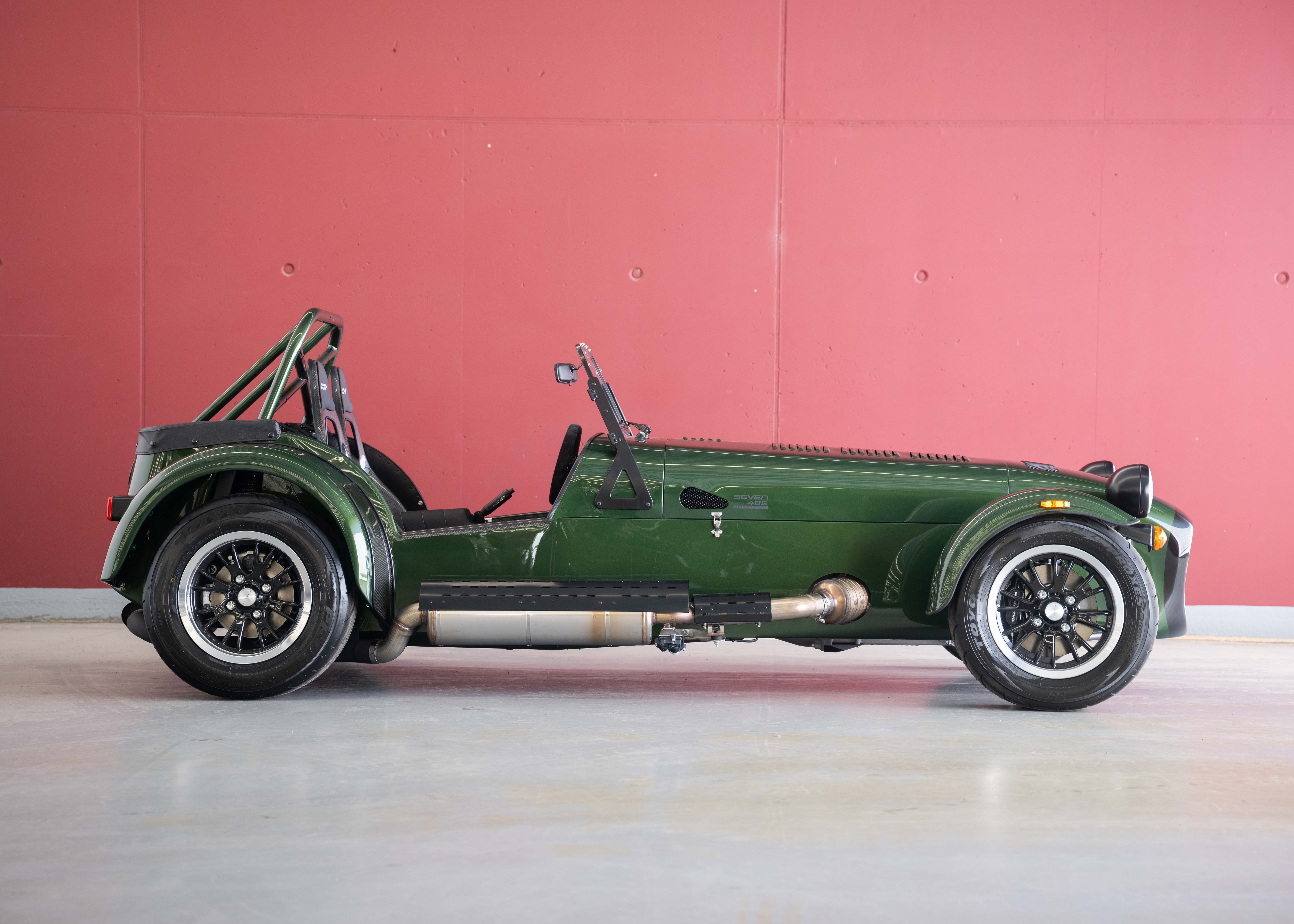 Image CATERHAM SEVEN Seven 485 Final Edition 47 of 60 (S3 Chassis, Swiss-homologated new car, Verde Emes premium paint, 24-month factory warranty)