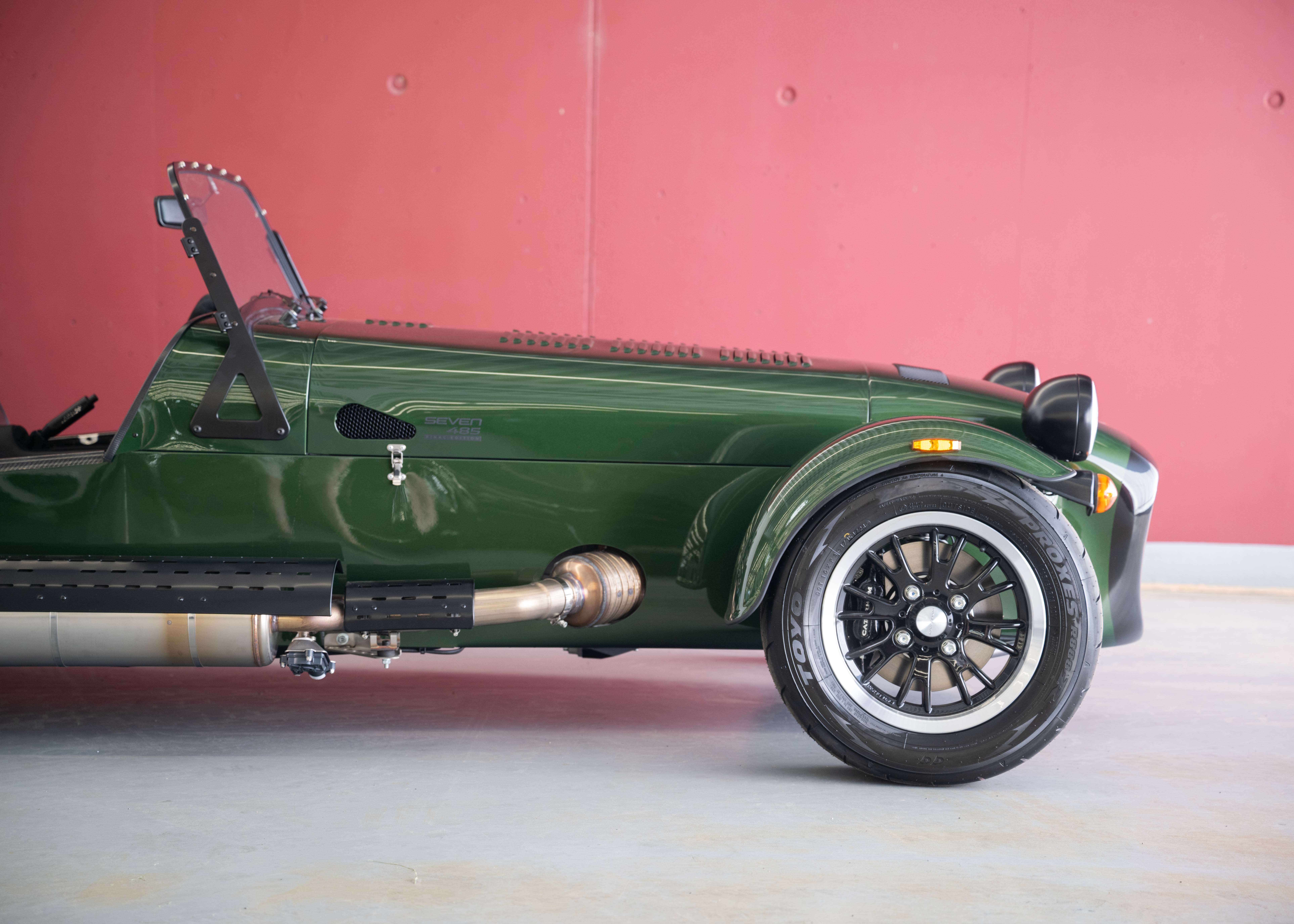 Image CATERHAM SEVEN Seven 485 Final Edition 47 of 60 (S3 Chassis, Swiss-homologated new car, Verde Emes premium paint, 24-month factory warranty)