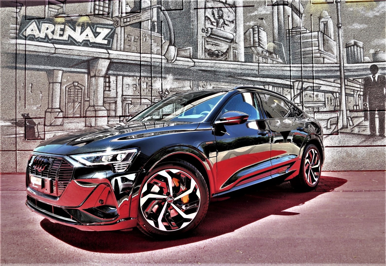 AUDI e-tron 55 Sportback S Line Black Edition quattro-image-0