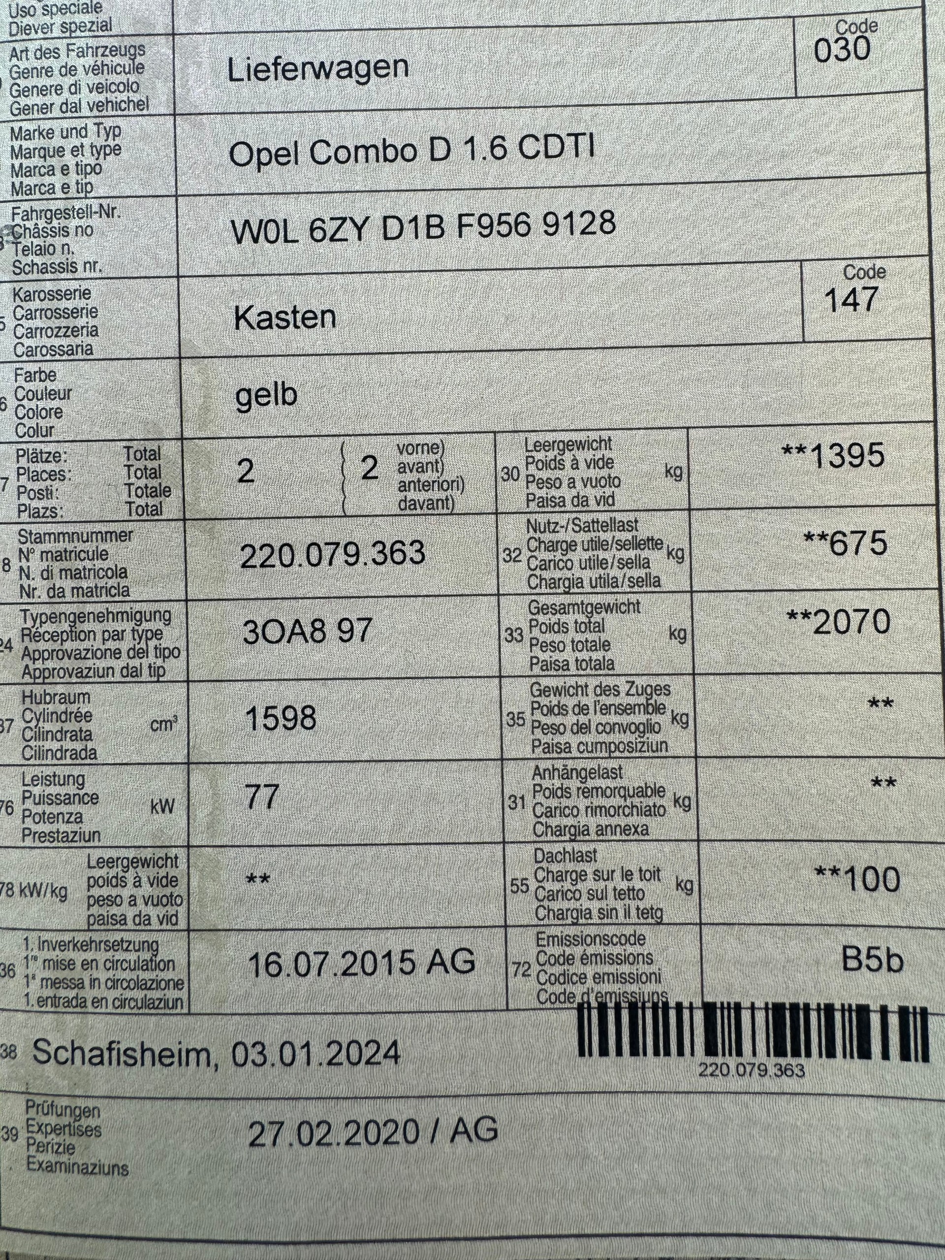 OPEL Combo 1.6 CDTI ecoFLEX 2.2 L1H1-image-9