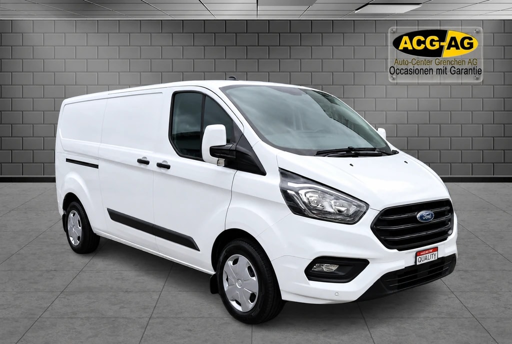 FORD Transit Custom Van 320 L2H1 Trend ** 130 PS ** L2 H1 ** 3-Plätzer ** PDC V+H ** Anh-Kupplung, 2800kg ** Tempomat **-image-0