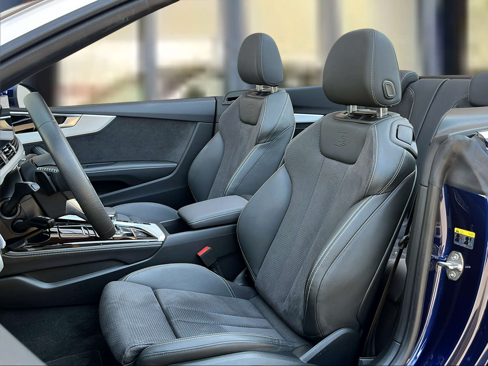 AUDI audi A5 Cabriolet 40 TFSI S-Line Attraction S-tronic quattro Navarablau Metallic-image-7