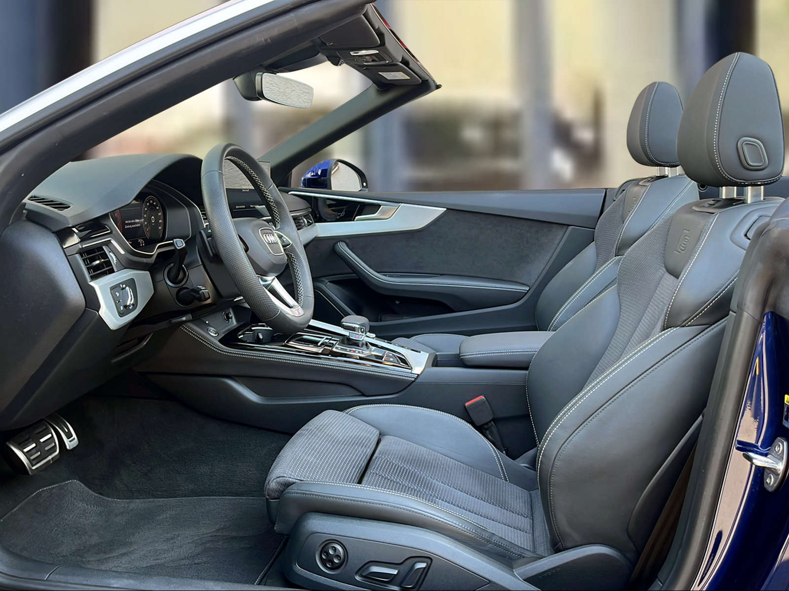 AUDI audi A5 Cabriolet 40 TFSI S-Line Attraction S-tronic quattro Navarablau Metallic-image-8