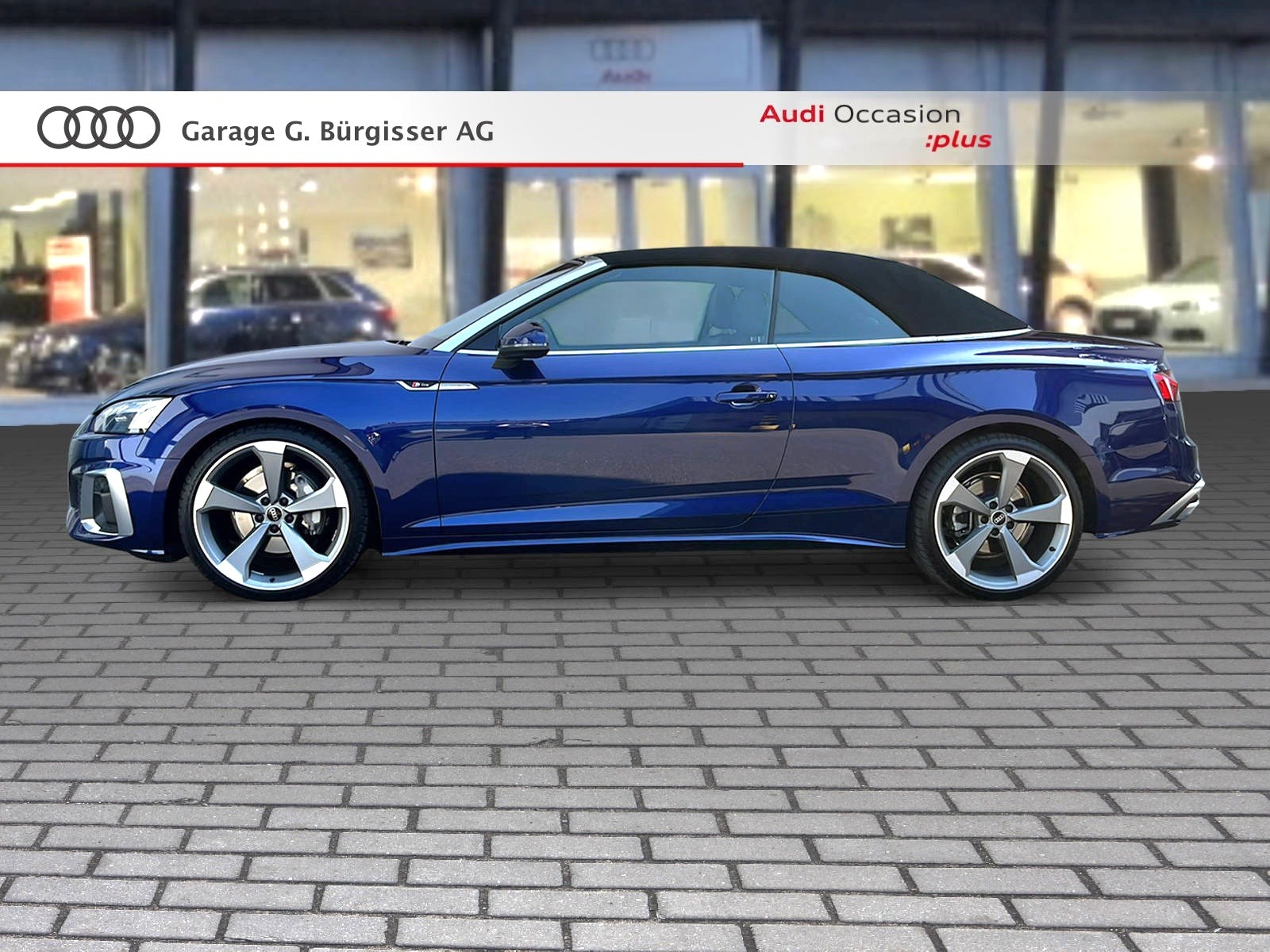 AUDI audi A5 Cabriolet 40 TFSI S-Line Attraction S-tronic quattro Navarablau Metallic-image-2