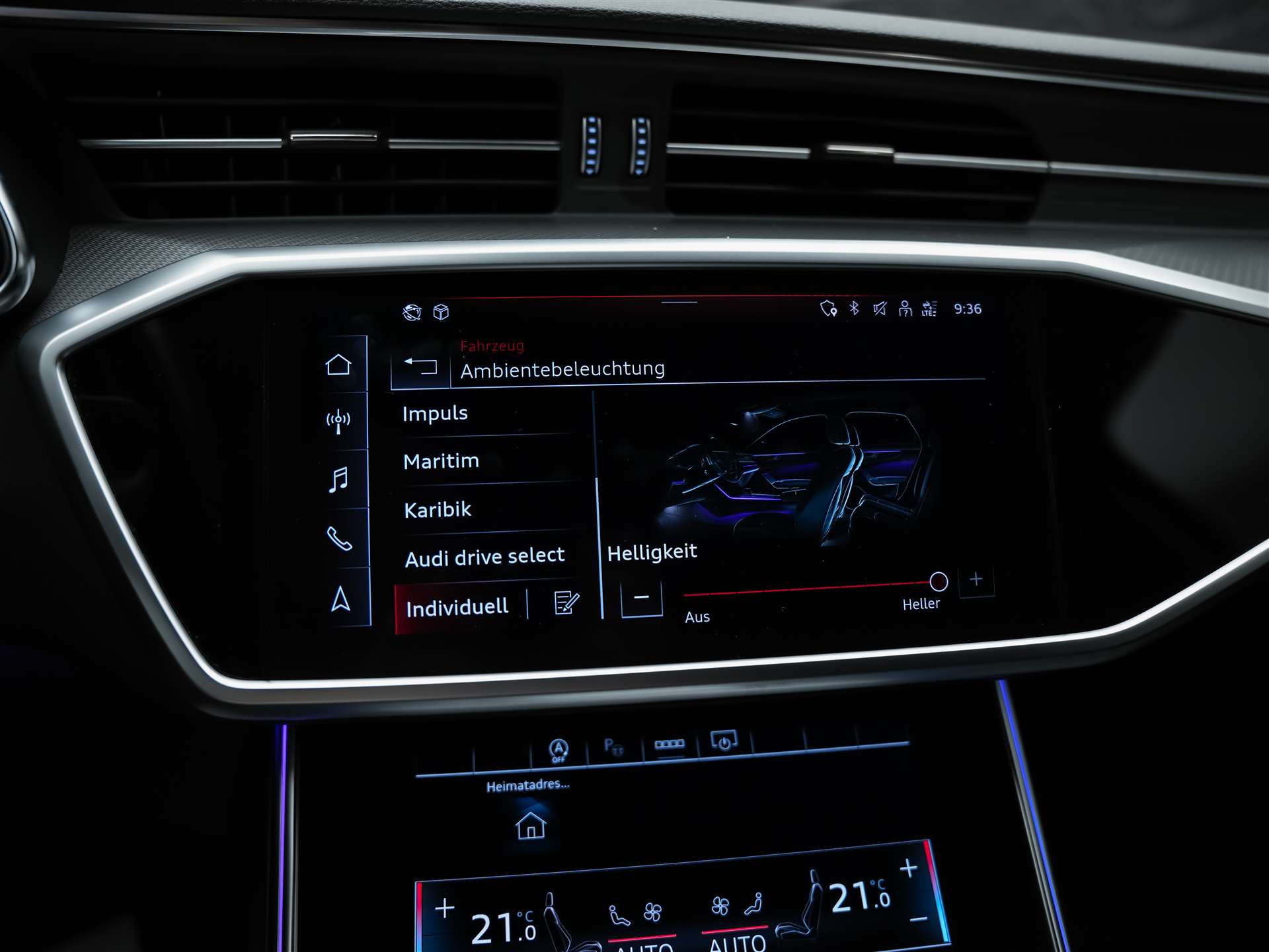 AUDI A6 Limousine 40 TDI Sport quattro S-tronic *ALL BLACK*21" Felgen*Voll Leder*-image-37