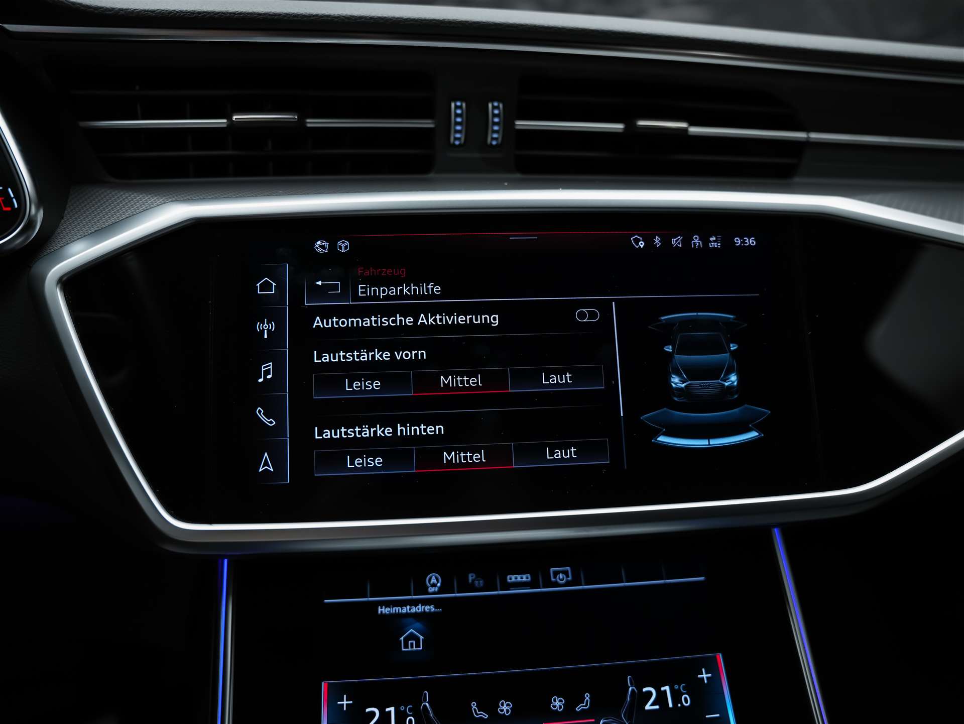 AUDI A6 Limousine 40 TDI Sport quattro S-tronic *ALL BLACK*21" Felgen*Voll Leder*-image-38