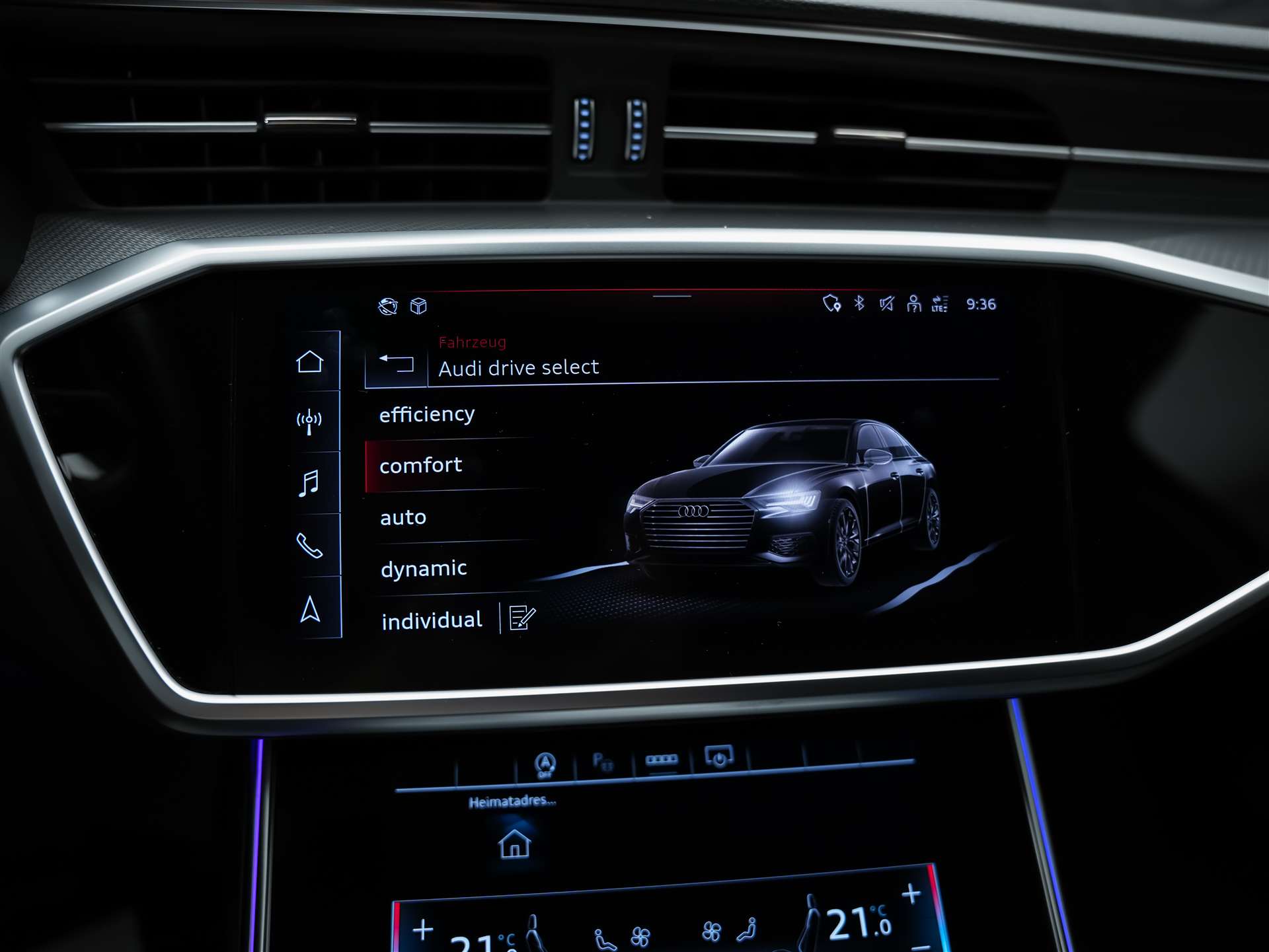 AUDI A6 Limousine 40 TDI Sport quattro S-tronic *ALL BLACK*21" Felgen*Voll Leder*-image-34