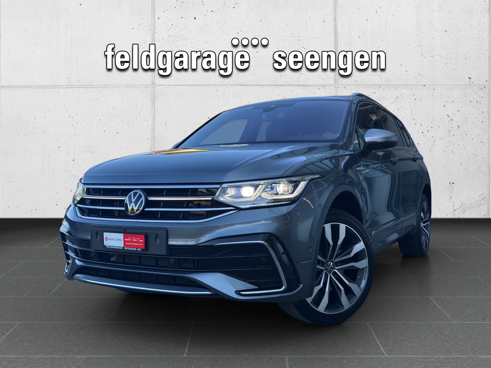 VW Tiguan Allspace 2.0 TDI SCR R-Line 4Motion DSG mit AHK, Panorama-Schiebedach, Winterräder, usw.-image-0
