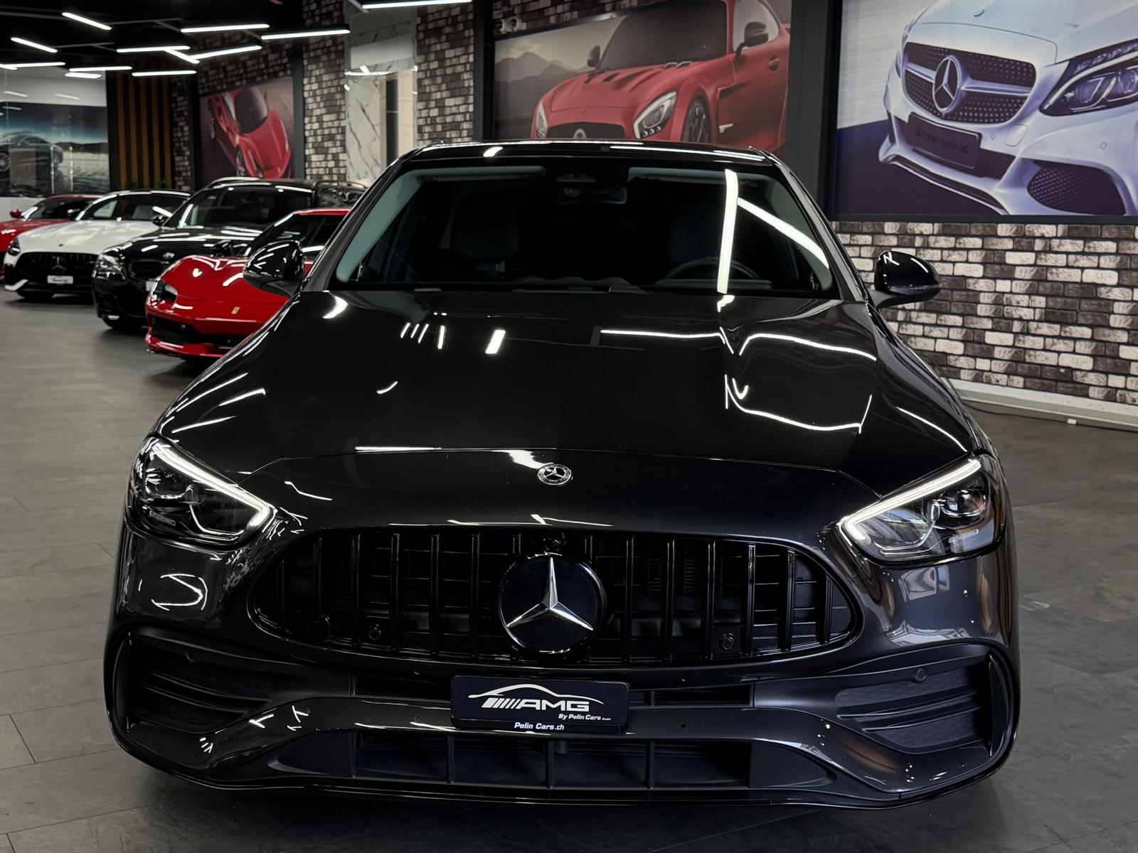 MERCEDES-BENZ C 180 AMG (C63s AMG Bodykit) Limited Dark Grey Performance 5 Jahre Werksgarantie & Gratisservice-showroom-element-2