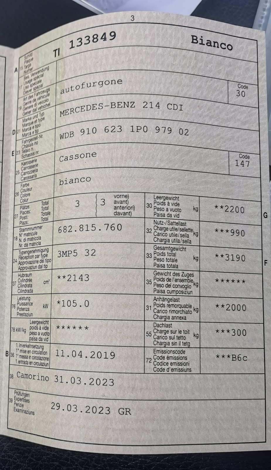 MERCEDES-BENZ Sprinter 214 CDI Standard FWD-image-6