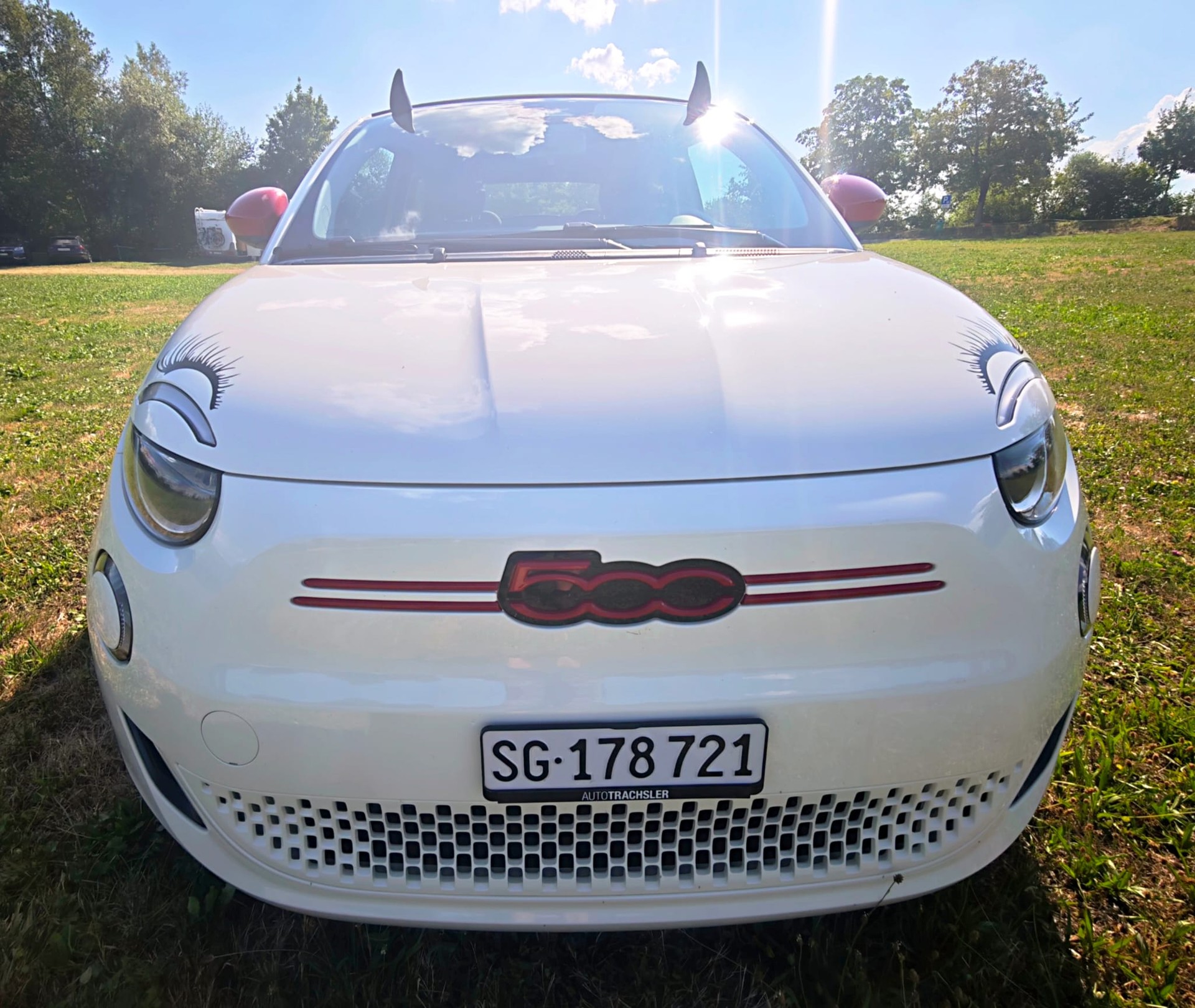 FIAT 500e C Red Swiss Edition (Rarität)