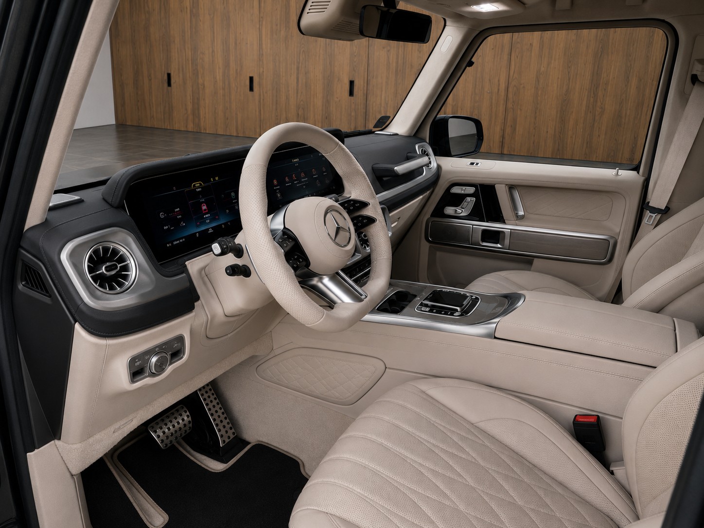 MERCEDES-BENZ G 63 AMG 9G-Tronic Facelift mit 605 PS in Monza Grey Magno-image-1