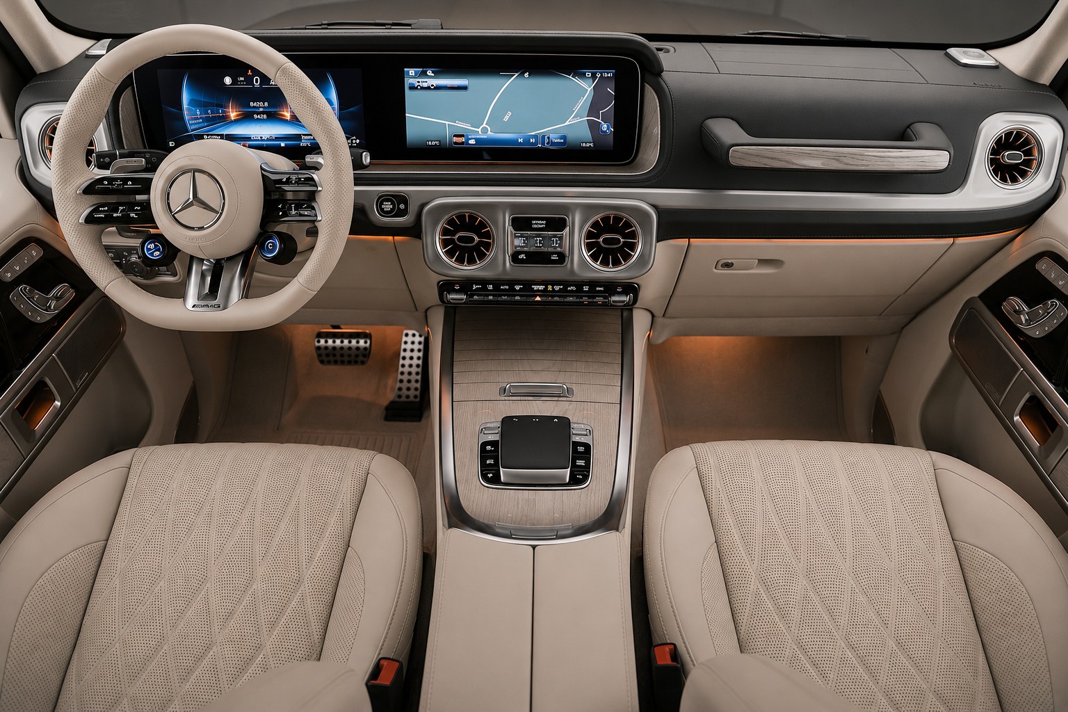 MERCEDES-BENZ G 63 AMG 9G-Tronic Facelift mit 605 PS in Monza Grey Magno-image-6