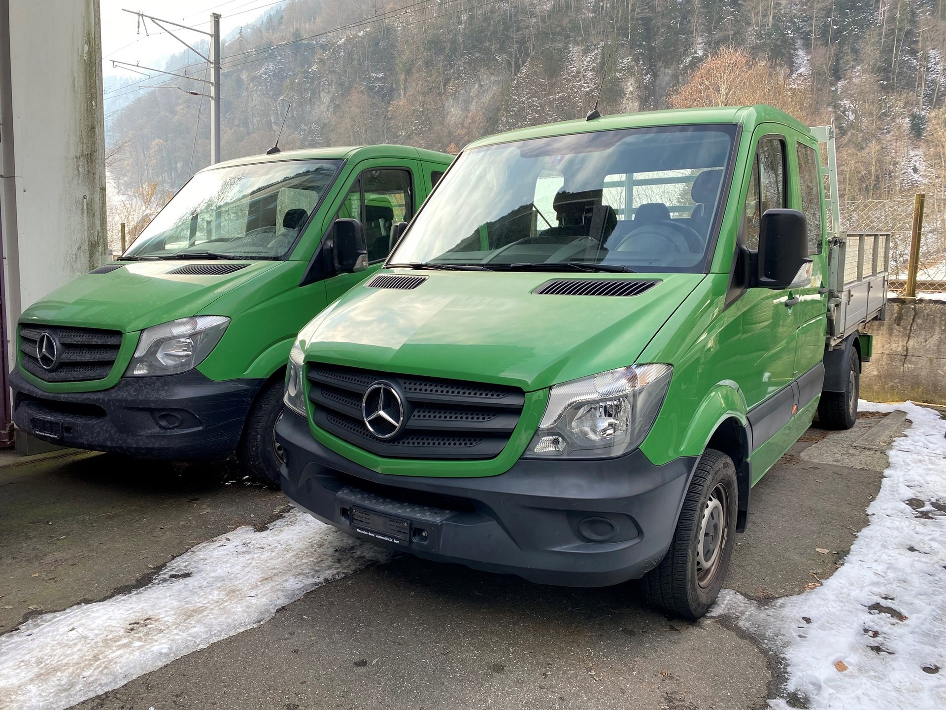 MERCEDES-BENZ Sprinter 319 CDI Standard 7G-Tr Doppelkabiene mit Alubrücke-image-9