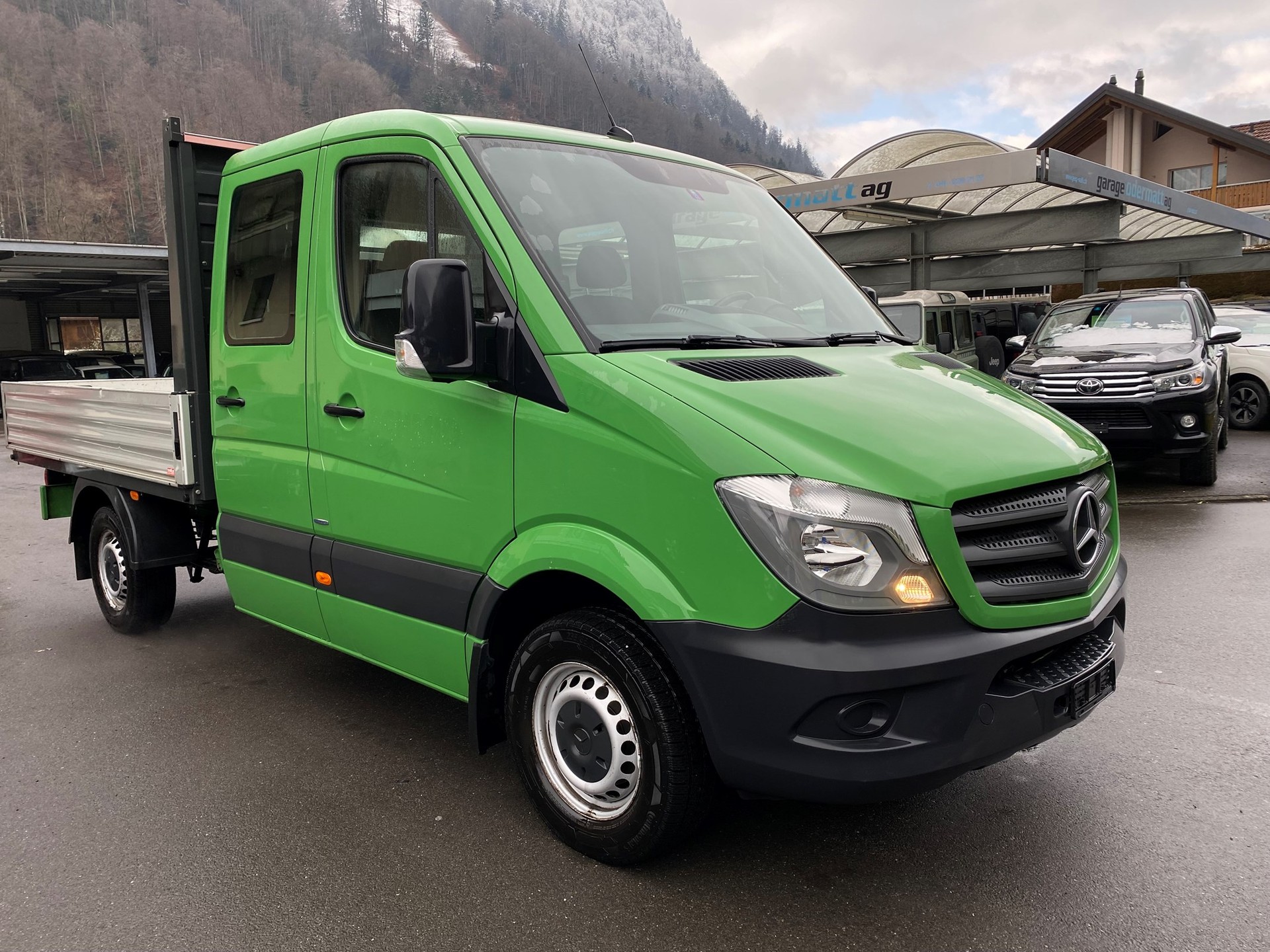 MERCEDES-BENZ Sprinter 319 CDI Standard 7G-Tr Doppelkabiene mit Alubrücke-image-11