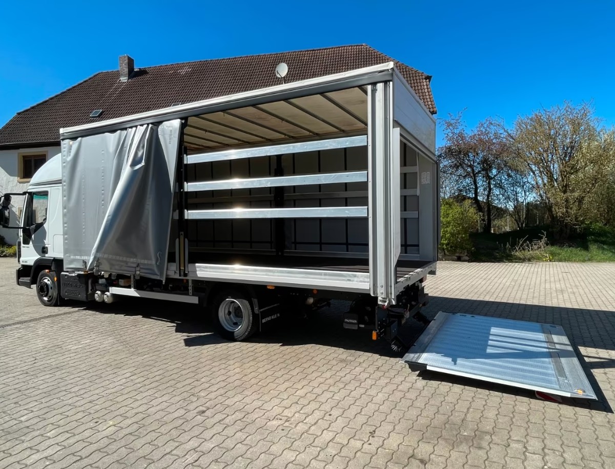 IVECO Eurocargo ML80E21 Schiebeplane mit Ladebordwand-image-2