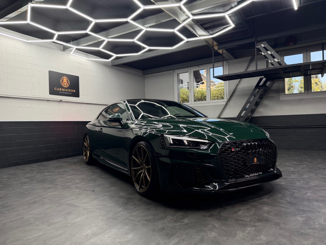 AUDI RS5 Coupé 2.9 TFSI quattro tiptronic | CH-Auto | Panorama Glasdach | GoodWood Green-image-0