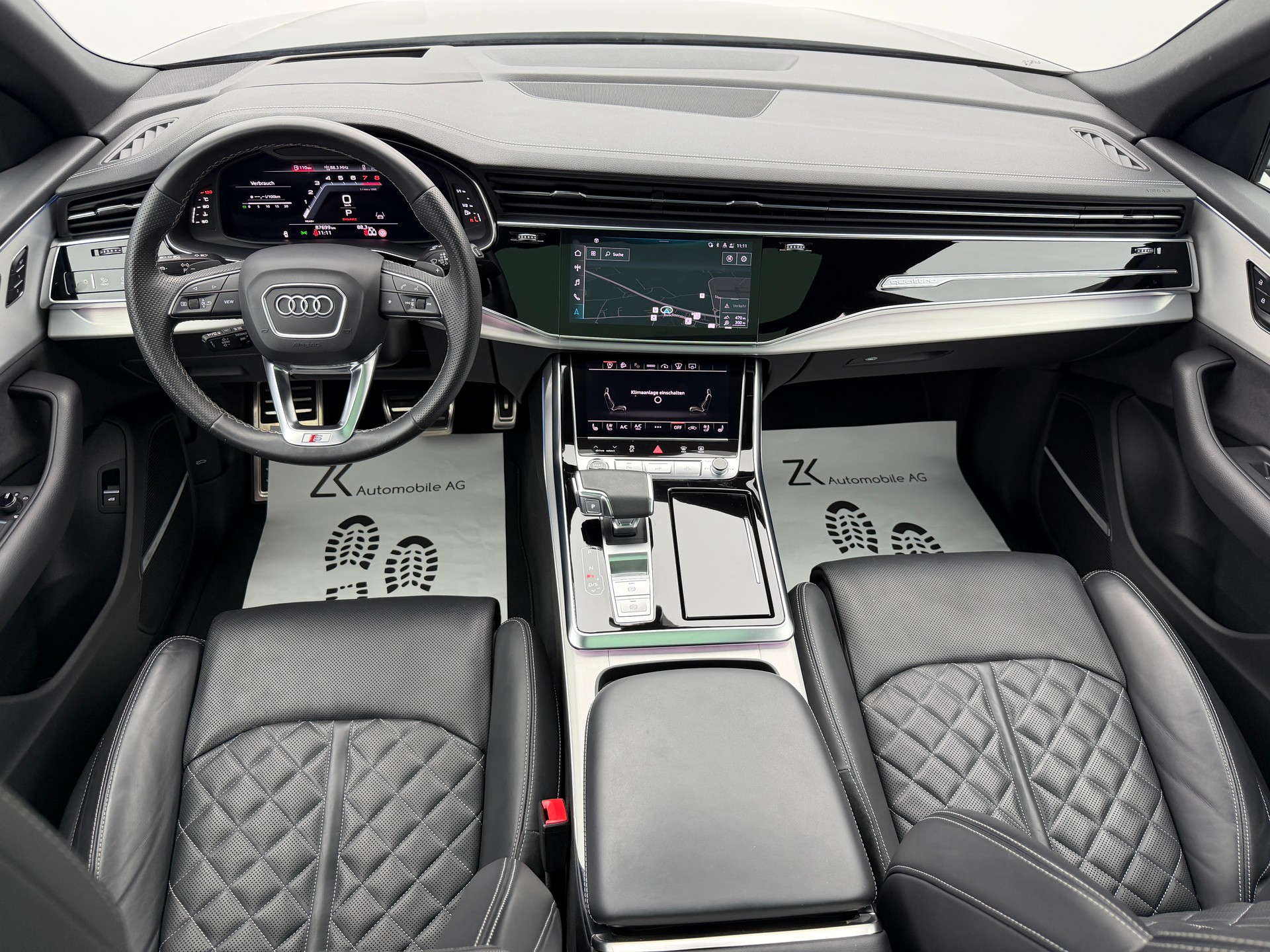 AUDI Q8 55 TFSI S-Line Mythos Black Ed. quattro tiptronic / 360° Kamera / Panoramadach / B&O Sound / Head-Up / Leder / Keyless /-image-10