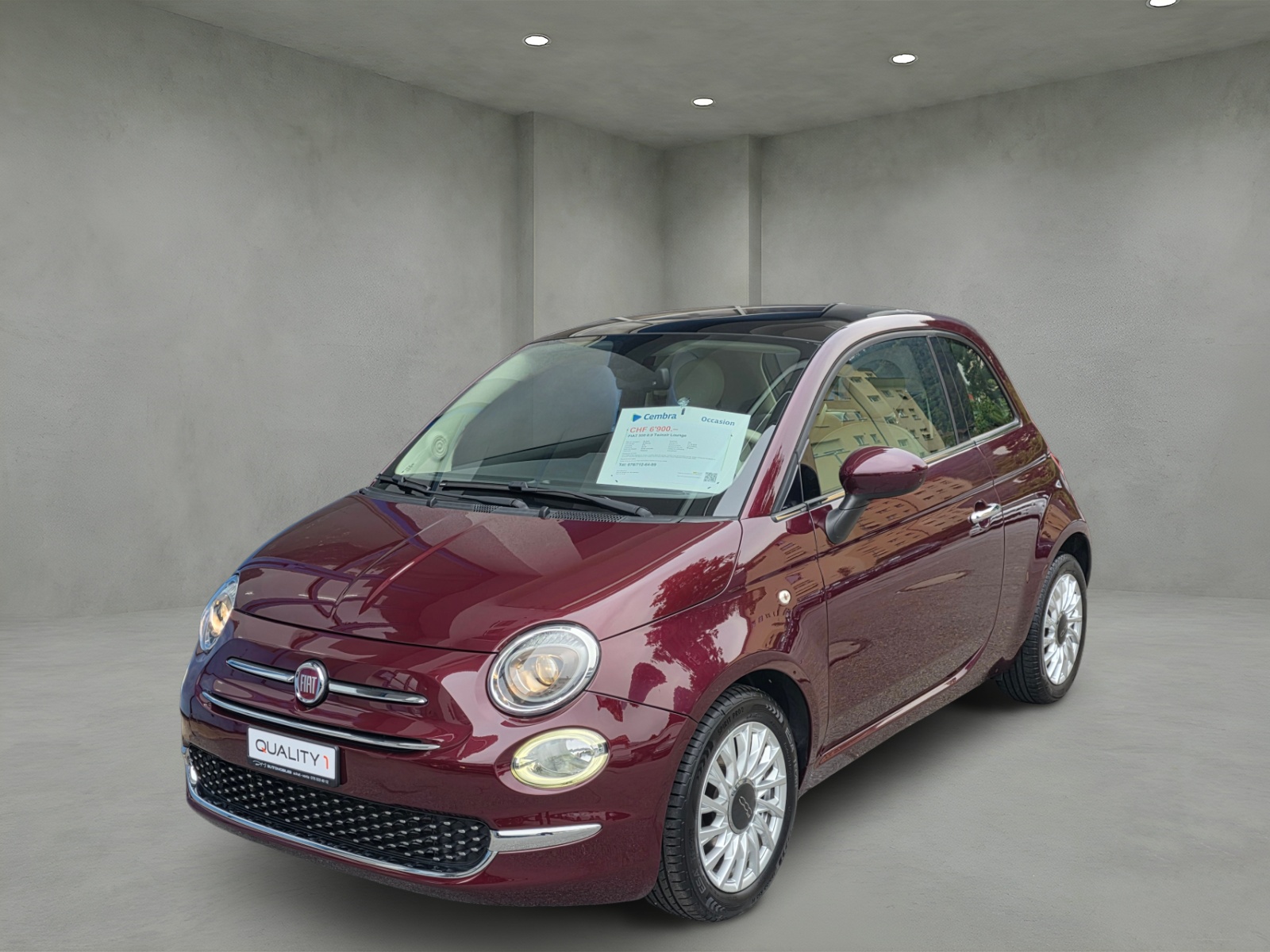 FIAT 500 0.9 Twinair Lounge-image-1
