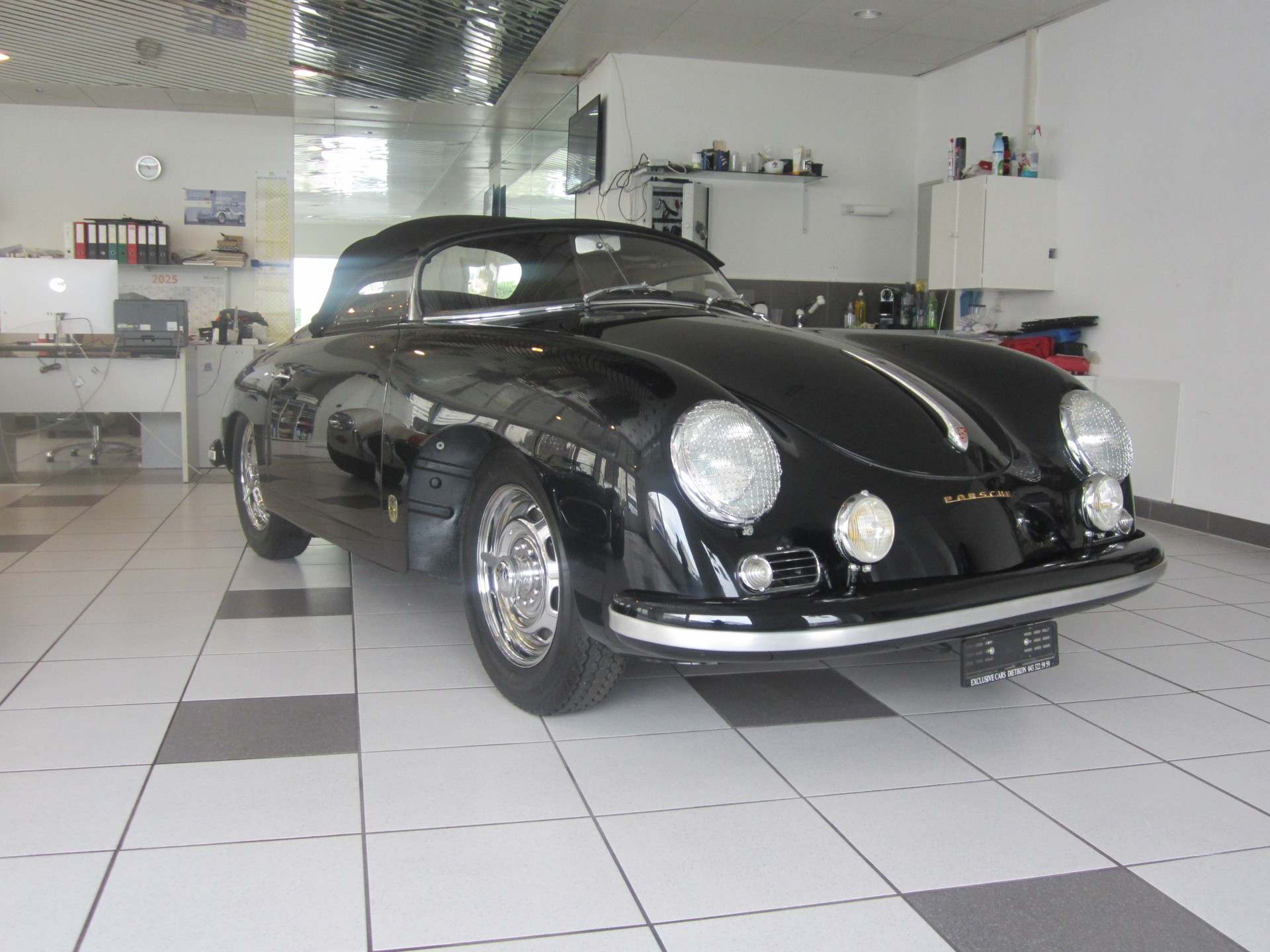 PORSCHE 356 A T2 GT Style 1 von 556 gebauten T2 Speedster 1958 Rudge Felgen Sebring Auspuff-image-12