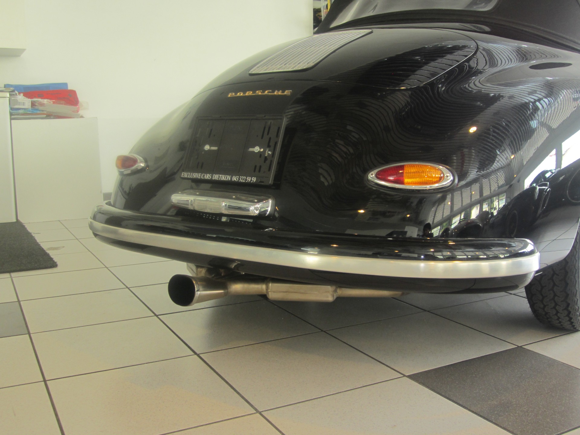 PORSCHE 356 A T2 GT Style 1 von 556 gebauten T2 Speedster 1958 Rudge Felgen Sebring Auspuff-image-9