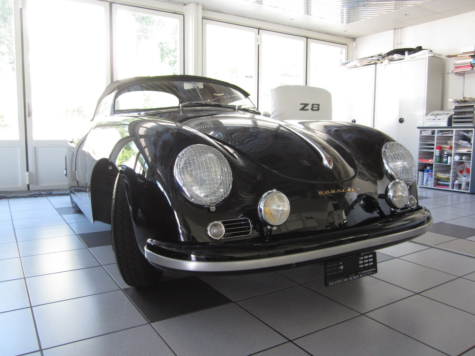 PORSCHE 356 A T2 GT Style 1 von 556 gebauten T2 Speedster 1958 Rudge Felgen Sebring Auspuff-image-15
