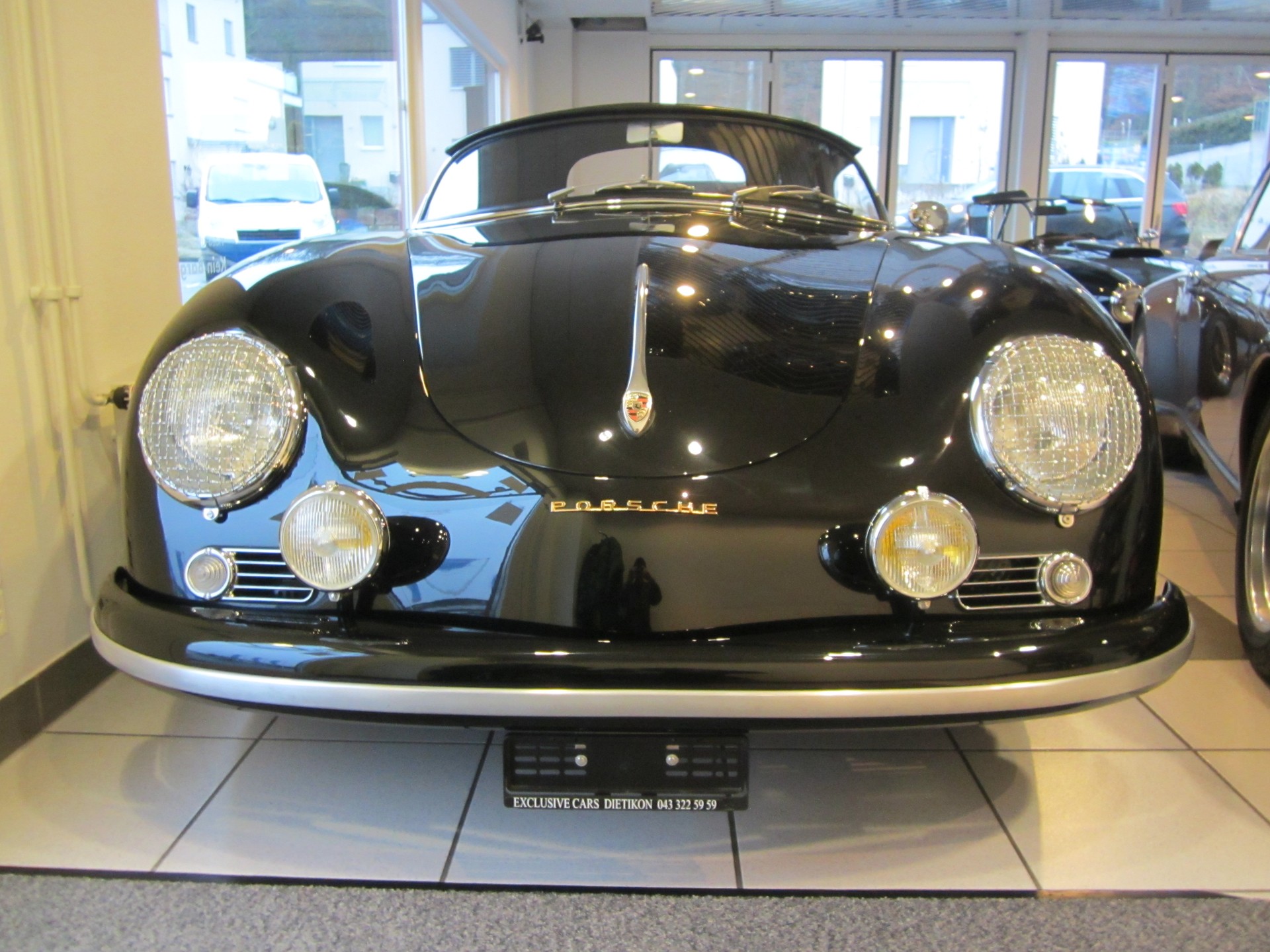 PORSCHE 356 A T2 GT Style 1 von 556 gebauten T2 Speedster 1958 Rudge Felgen Sebring Auspuff-image-11