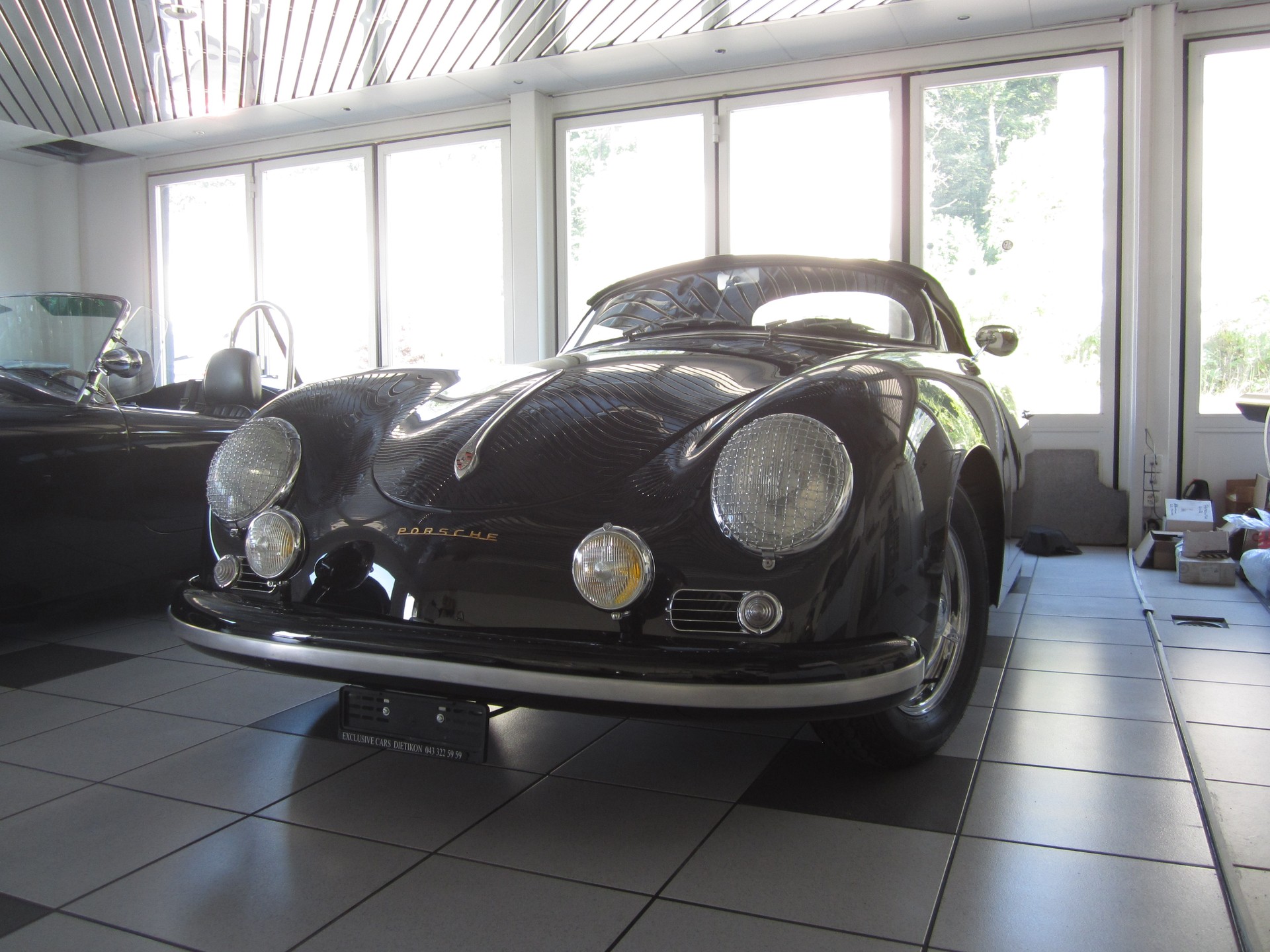 PORSCHE 356 A T2 GT Style 1 von 556 gebauten T2 Speedster 1958 Rudge Felgen Sebring Auspuff-image-13