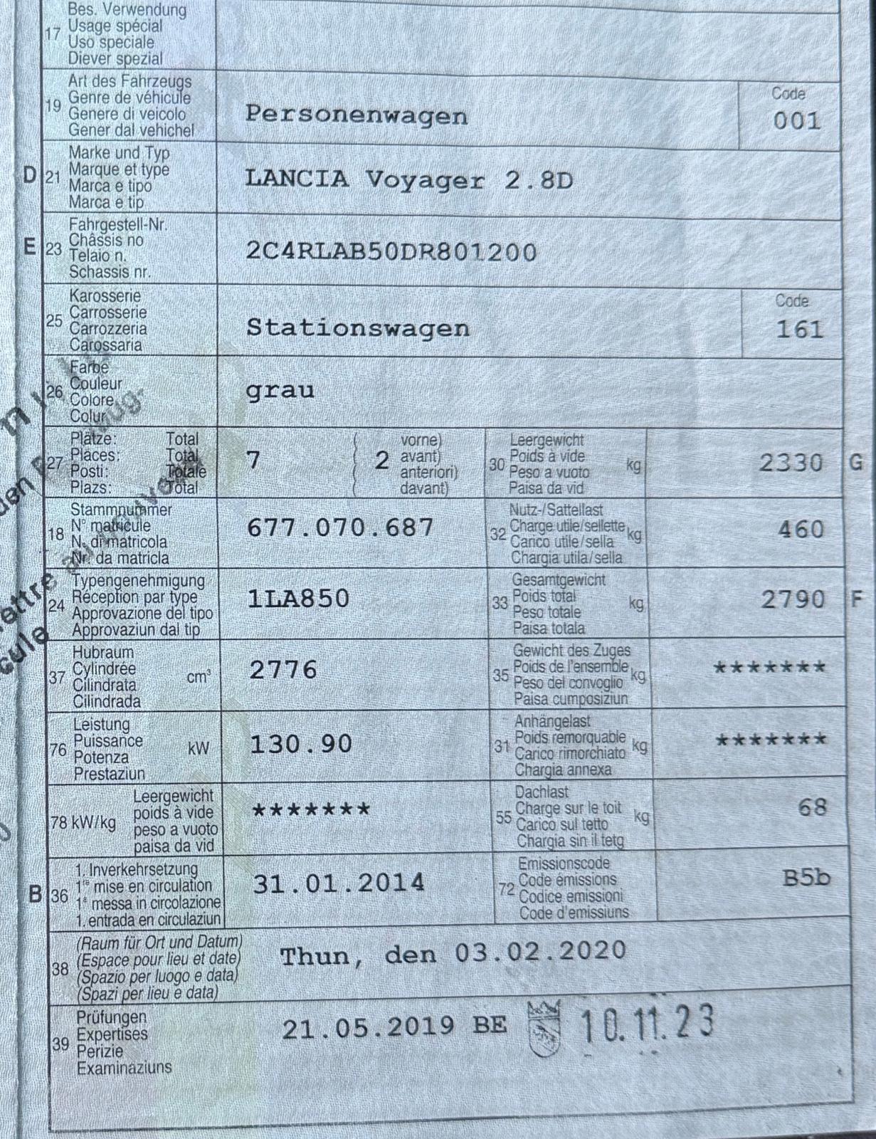 LANCIA Voyager 2.8D Silver Automatic-image-10