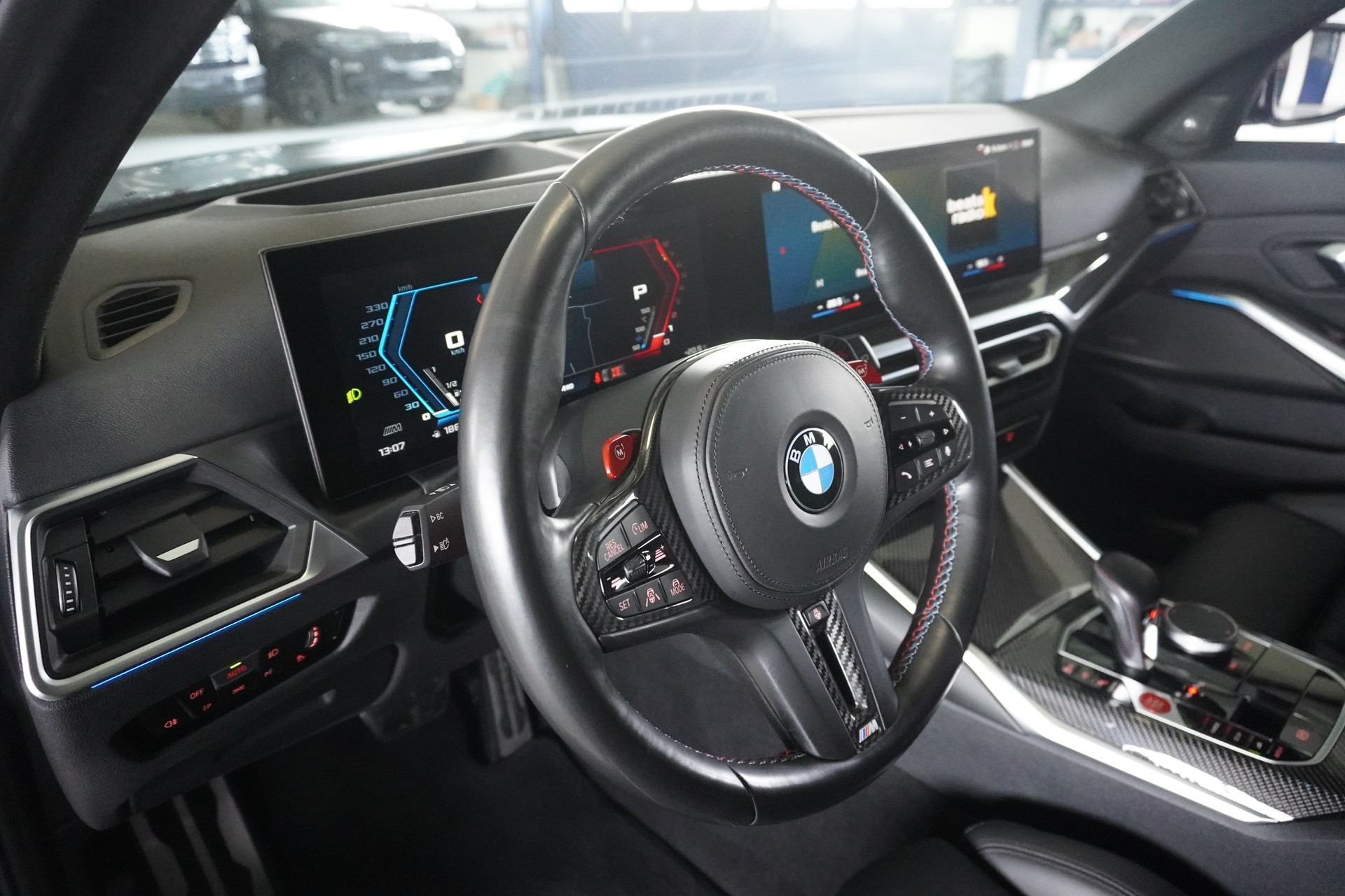 BMW M3 Touring xDrive Competition M // SONDERLACKIERUNG FROZEN BLACK // M DRIVER`S PACKAGE //-image-6