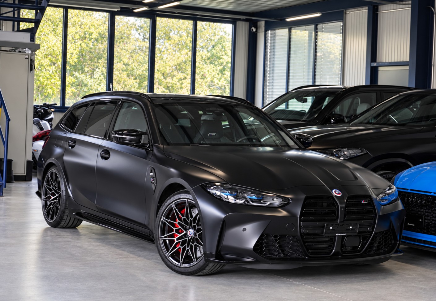 BMW M3 Touring xDrive Competition M // SONDERLACKIERUNG FROZEN BLACK // M DRIVER`S PACKAGE //-image-14