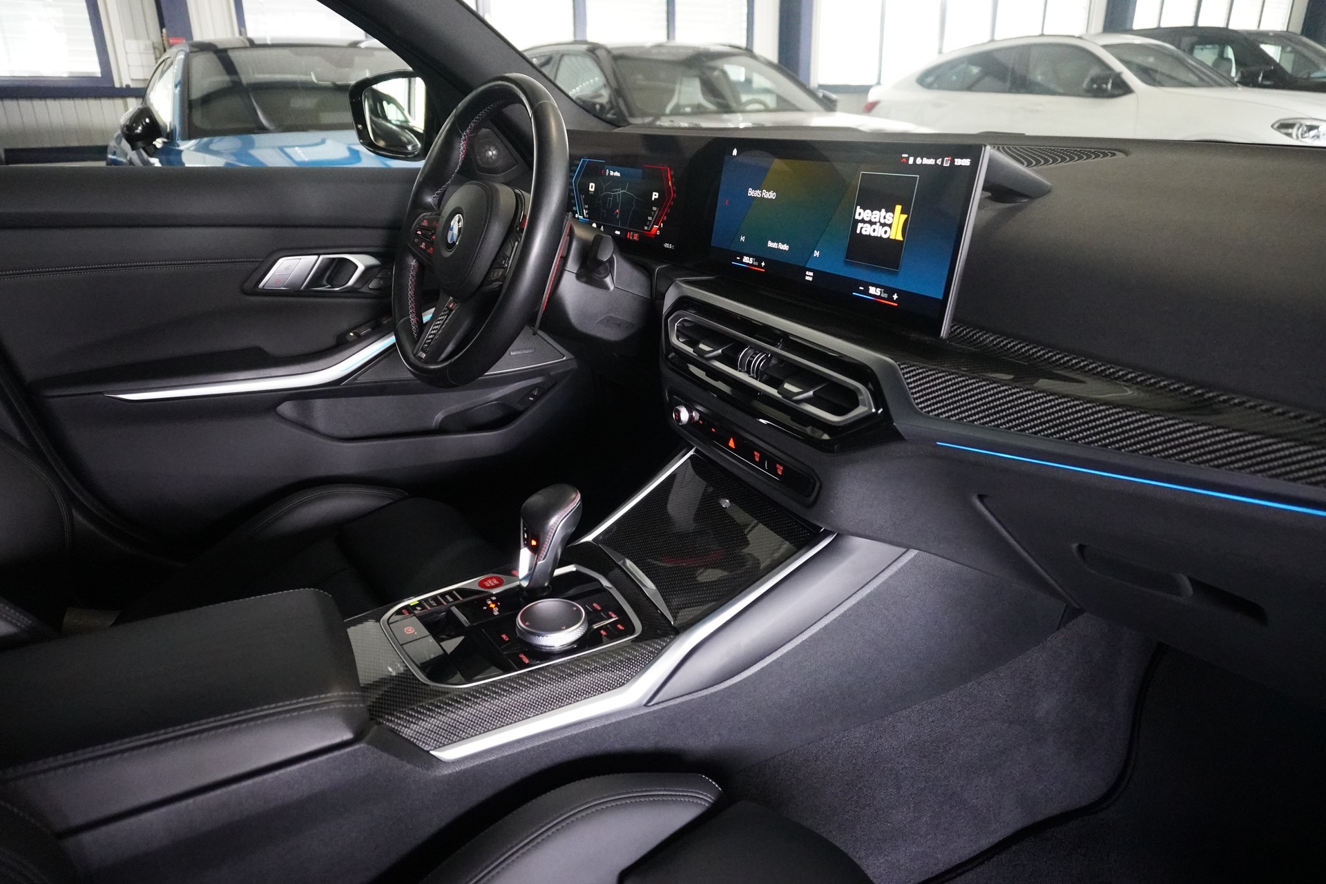 BMW M3 Touring xDrive Competition M // SONDERLACKIERUNG FROZEN BLACK // M DRIVER`S PACKAGE //-image-9