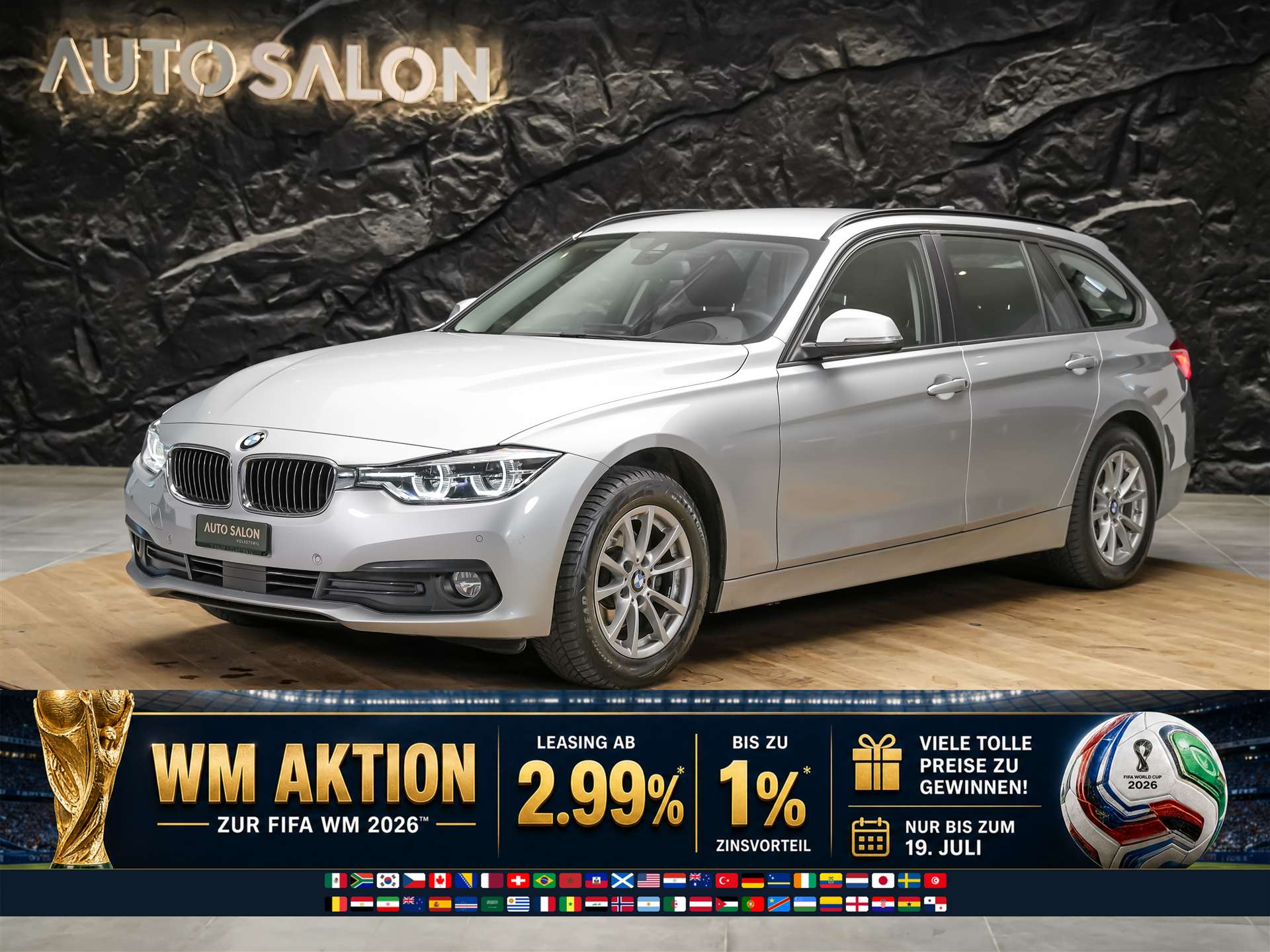 BMW 320d xDrive Touring Steptronic *Head Up Display*Abstandsregler*Adaptiver LED Scheinwerfer*-image-0