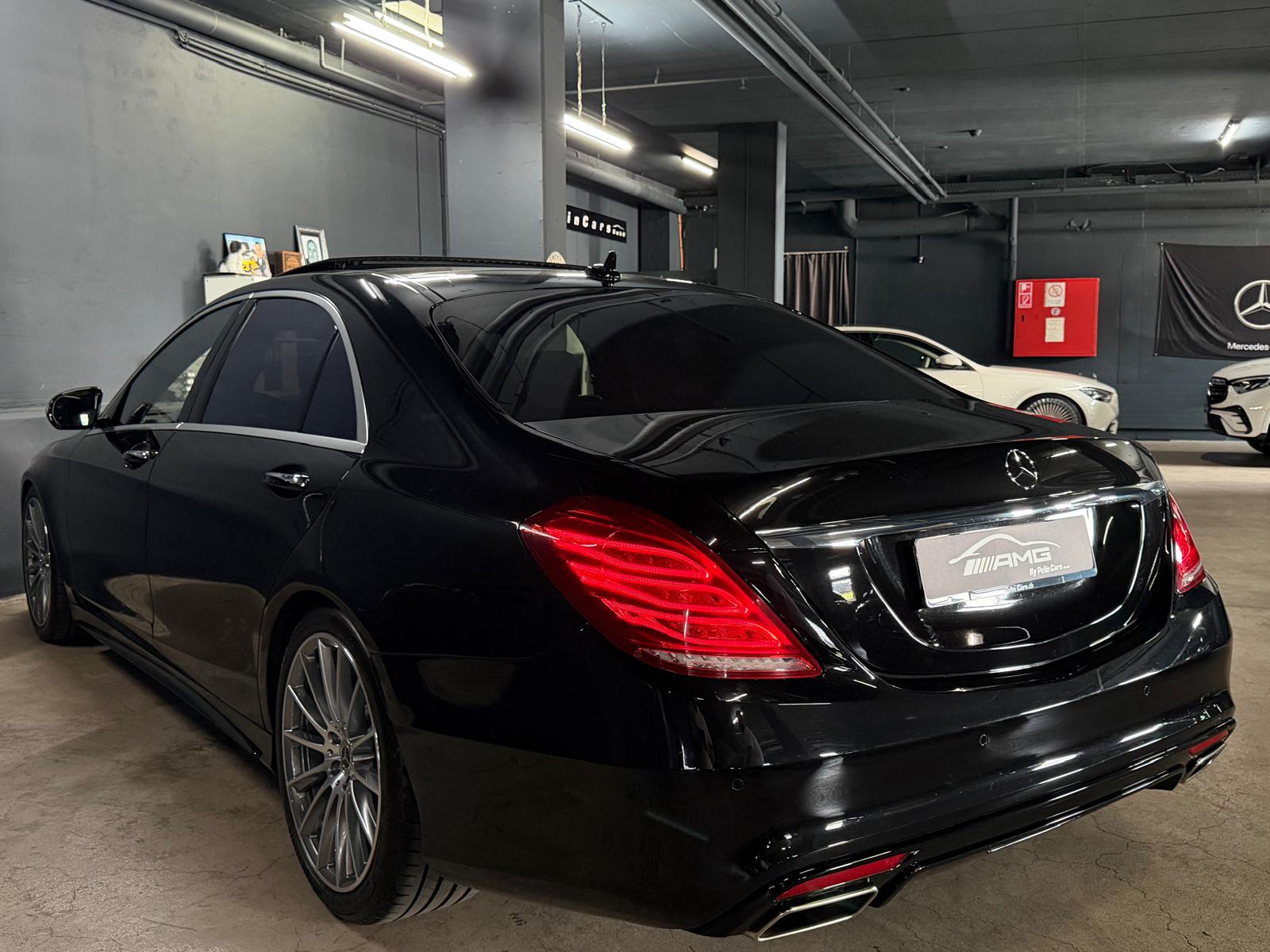 MERCEDES-BENZ S 500 Lang AMG Line 4Matic 7G-Tronic CH-Fahrzeug Frisch ab Service-image-7