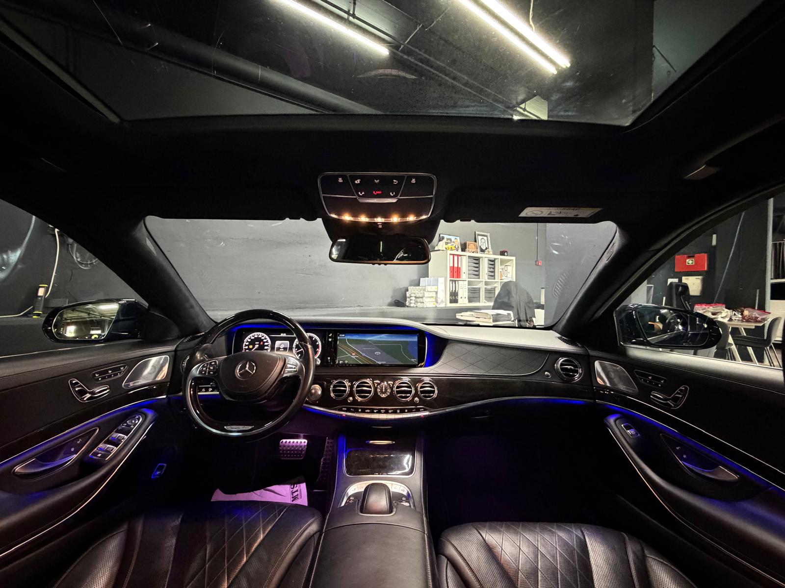 MERCEDES-BENZ S 500 Lang AMG Line 4Matic 7G-Tronic CH-Fahrzeug Frisch ab Service-image-12