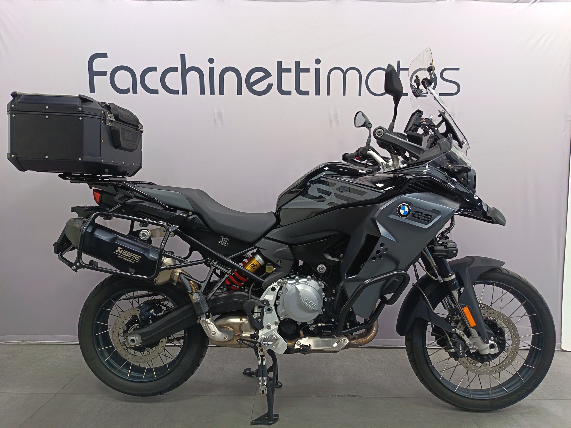 BMW F 850 GS Adventure Triple Black - Leasing 195 chf - Garantie étendue 08.2028-image-0