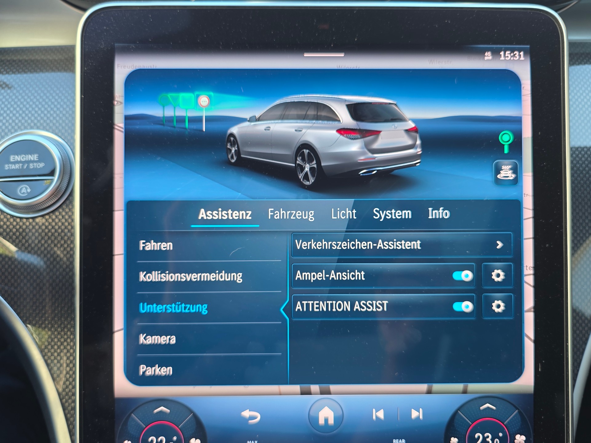 MERCEDES-BENZ C 220 d T 4Matic AMG Line // -PAKET SPORT BLACK -PANORMA -PAKET PREMIUM PLUS - EL.AHK 1800KG - PANORMA -GRATIS SERVICE-image-26