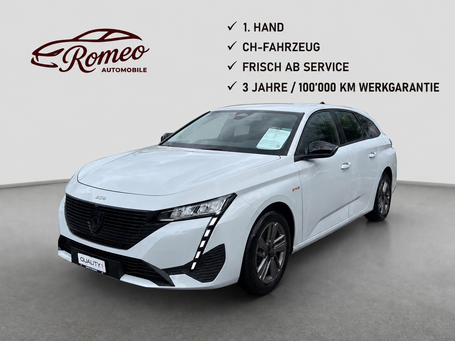 PEUGEOT 308 SW 1.2 Hybrid 136 Style ** Werkgarantie bis 5/2028 oder 100'000 km ** CH Auto ** 1. Hand ** Frisch ab Service **