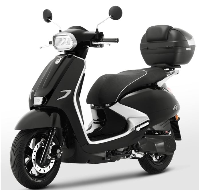 SYM Fugue 125, Vespa Style, inkl. Top Case