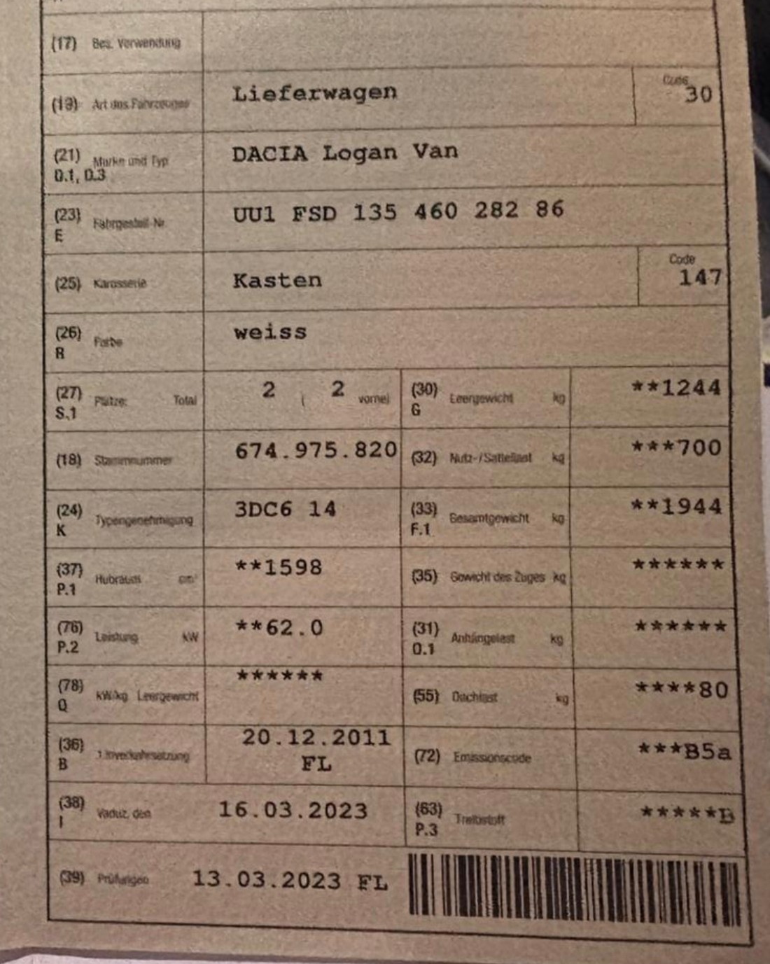 DACIA Logan 1.6 Van-image-7