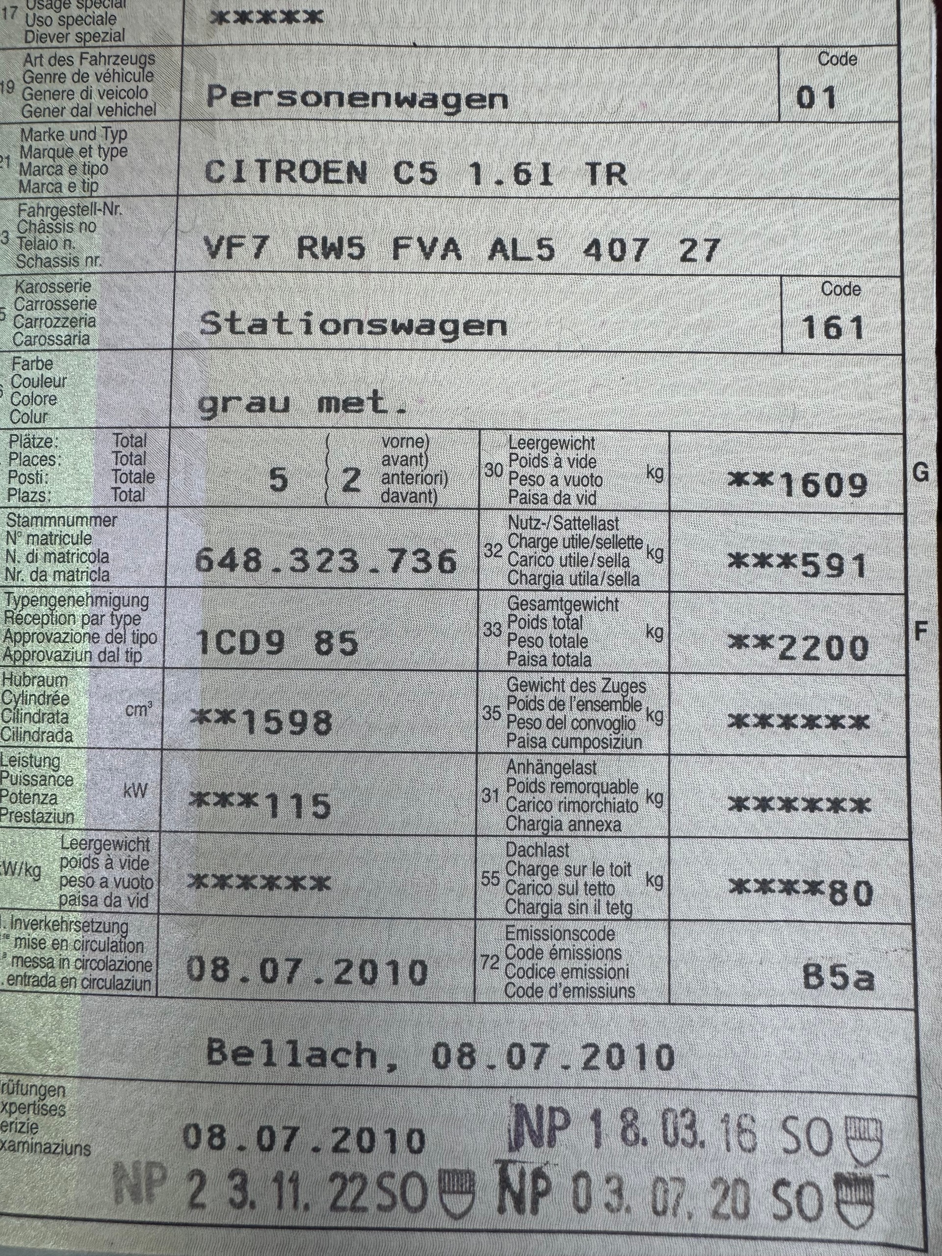 CITROEN C5 Tourer 1.6 Turbo Dynamique Automatic-image-7
