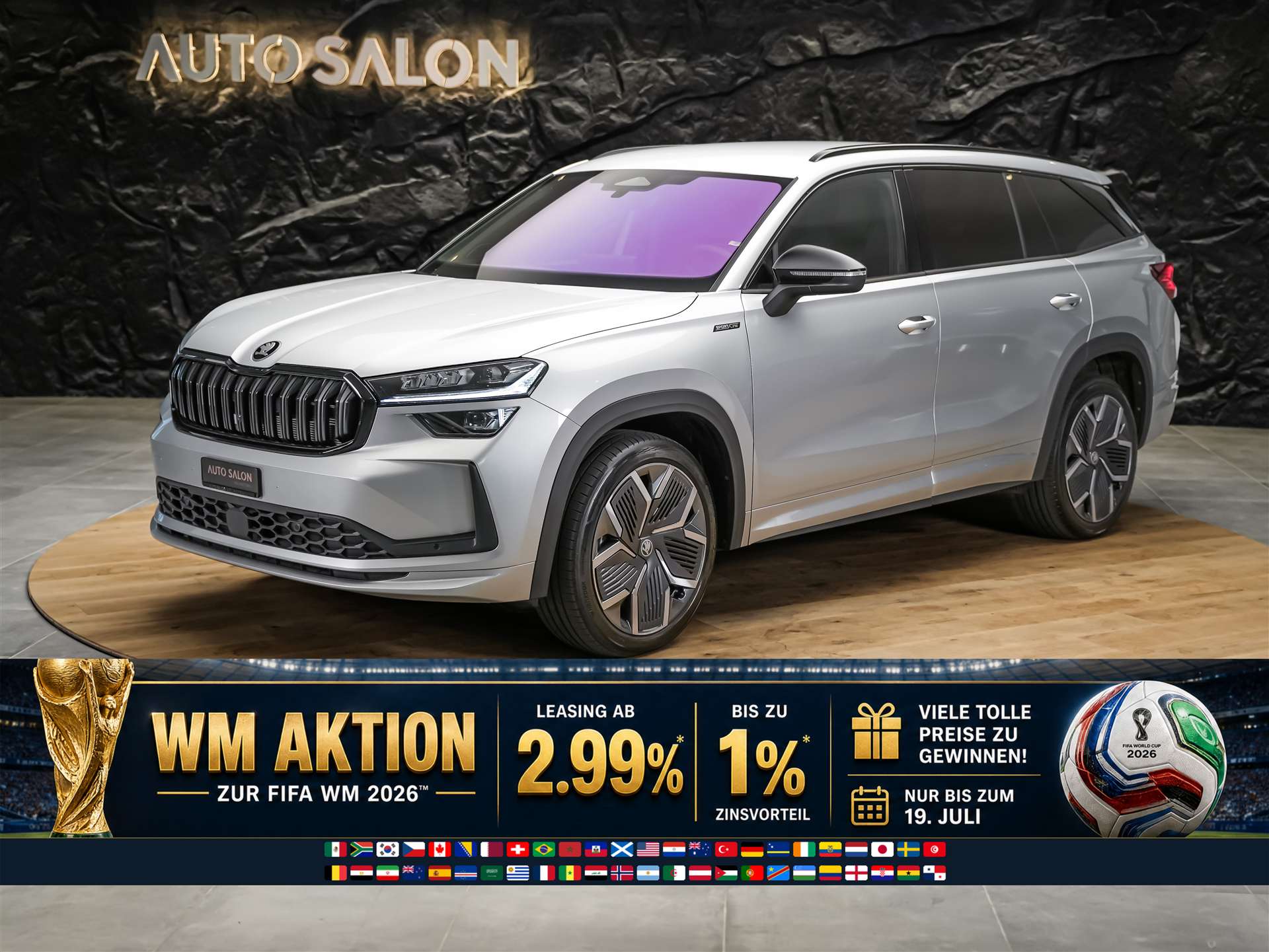 SKODA Kodiaq 2.0 TDI Sportline 4x4 *Werksgarantie*Abstandsregler*Matrix LED Scheinwerfer*-image-0